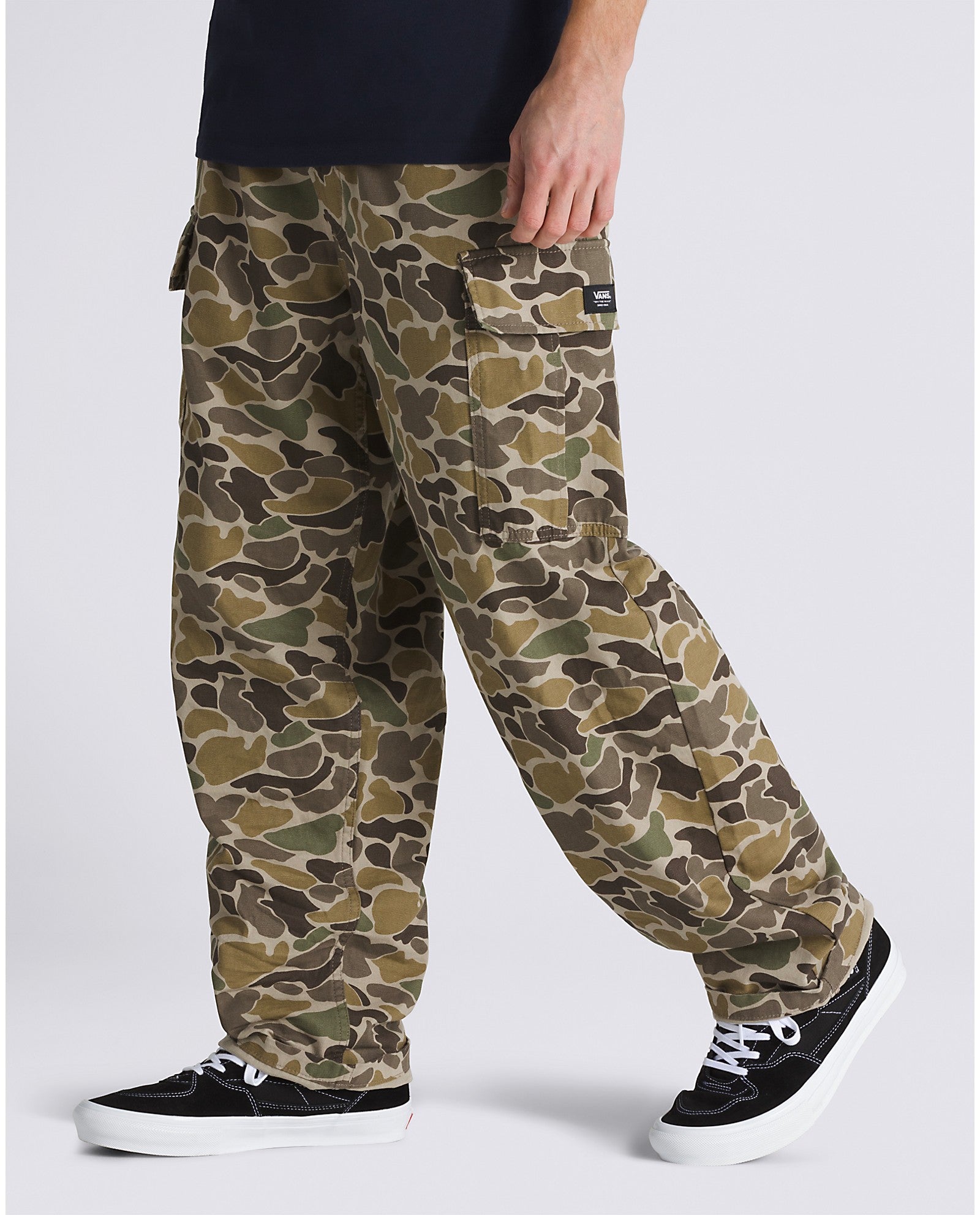 Camo Cargo Range Baggy Elastic Vans Pants