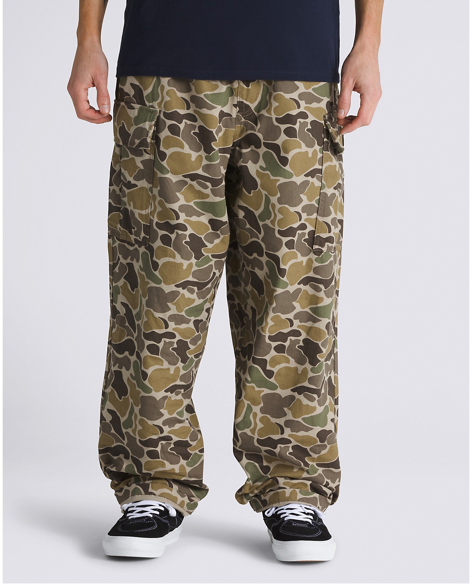 Camo Cargo Range Baggy Elastic Vans Pants