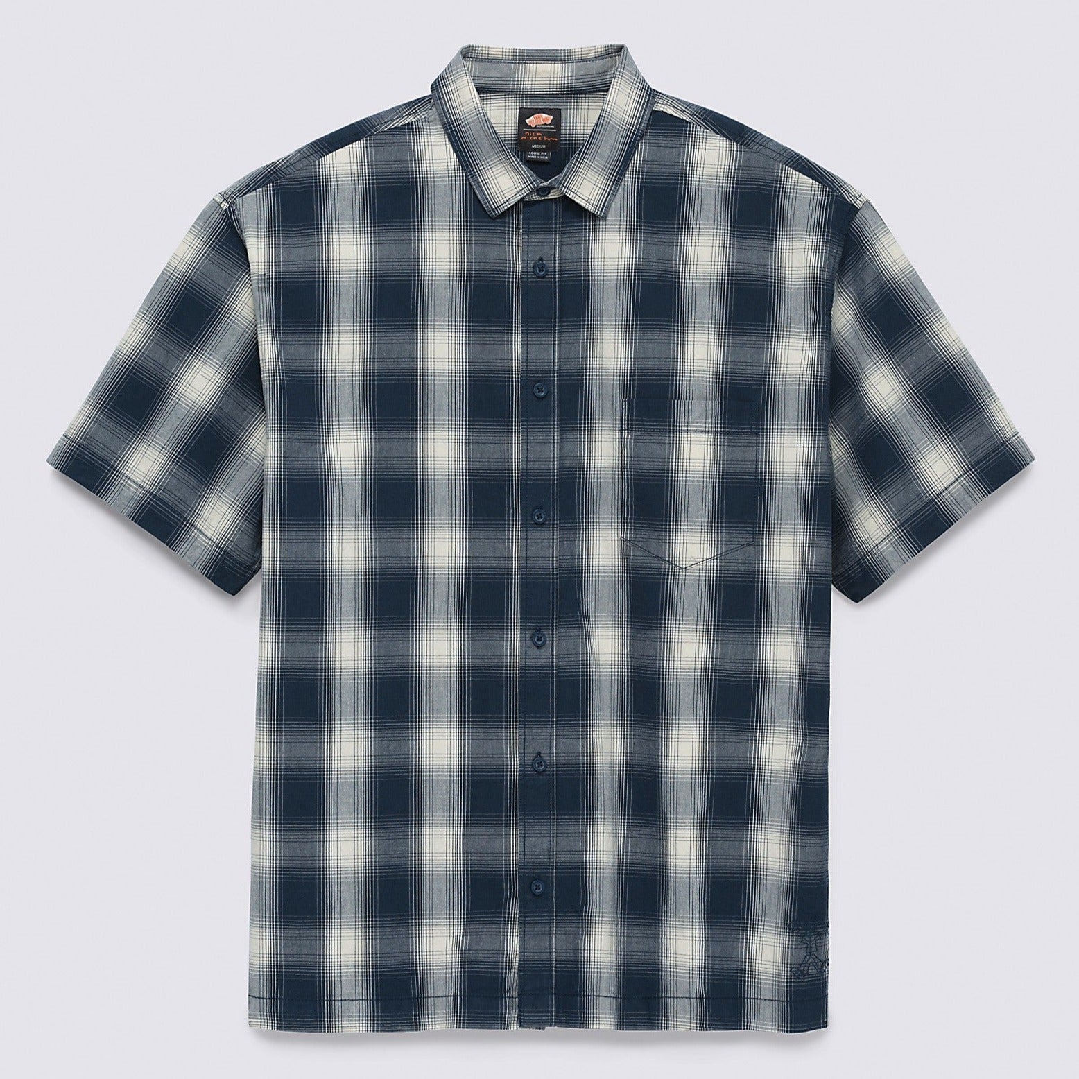 Dress Blue Nick Michel Vans Shirt