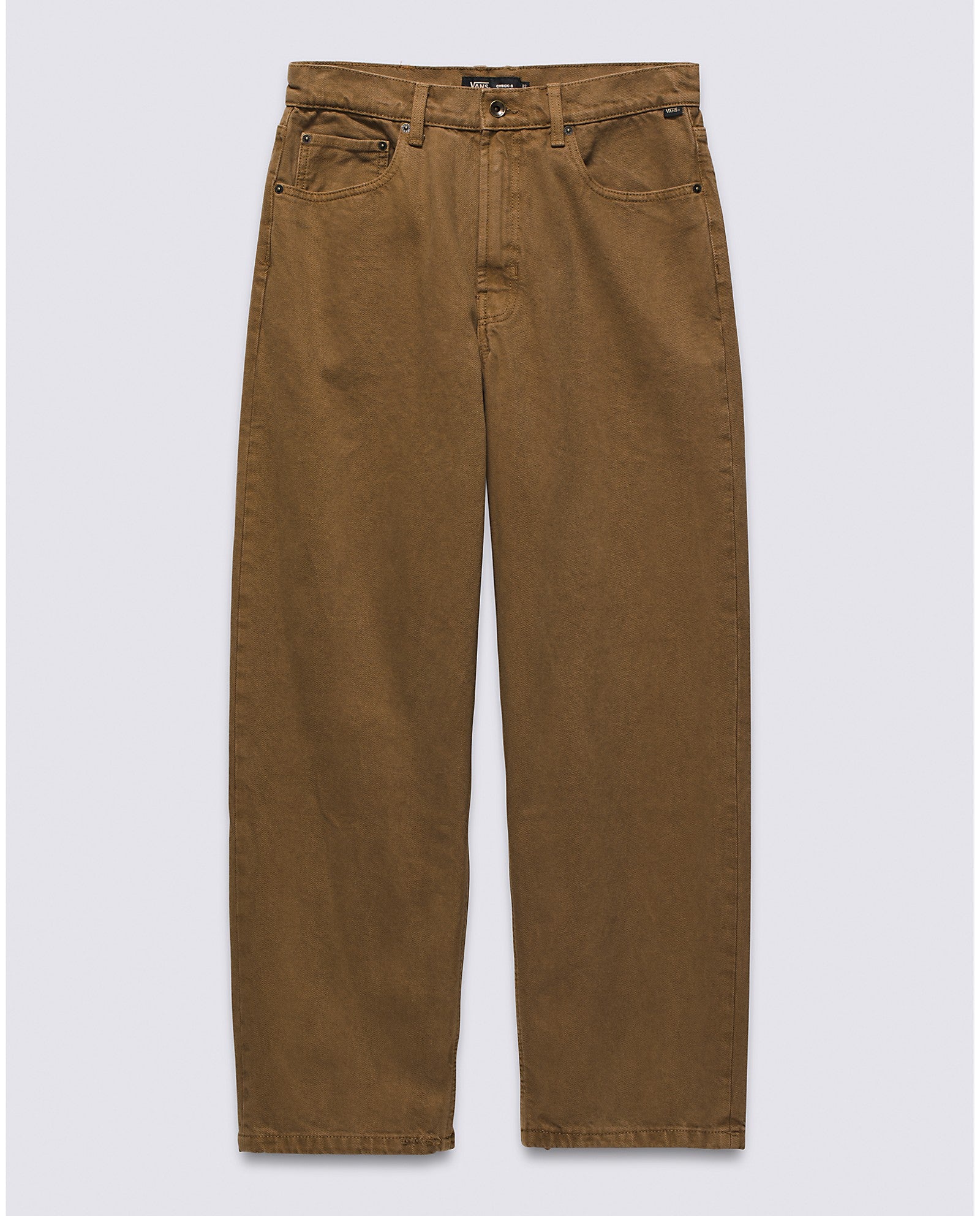 Sepia Check-5 Baggy Vans Pants