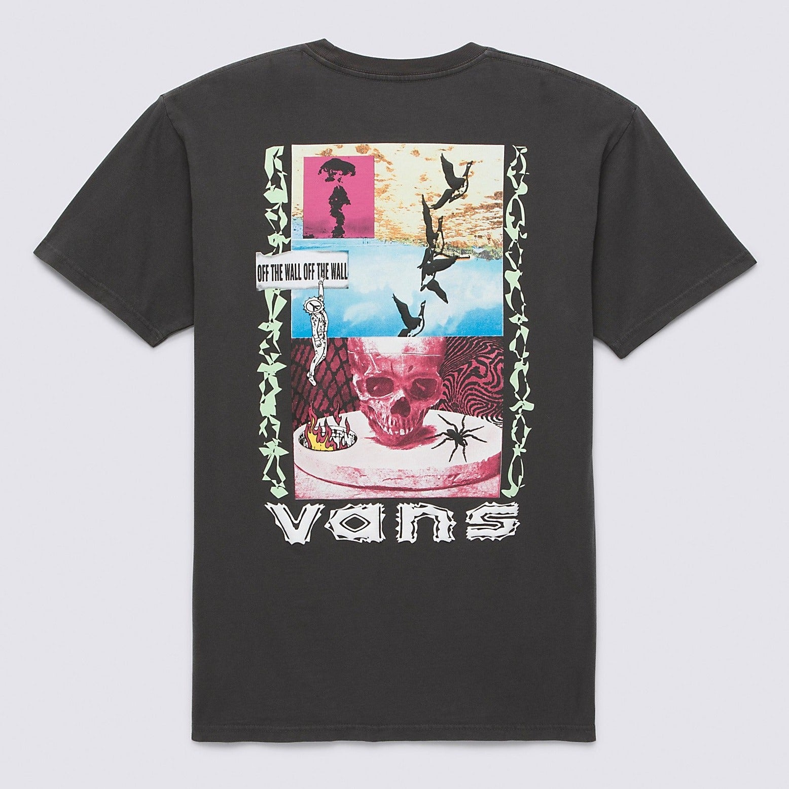 Black Photo Desert Vintage Vans T-Shirt Back