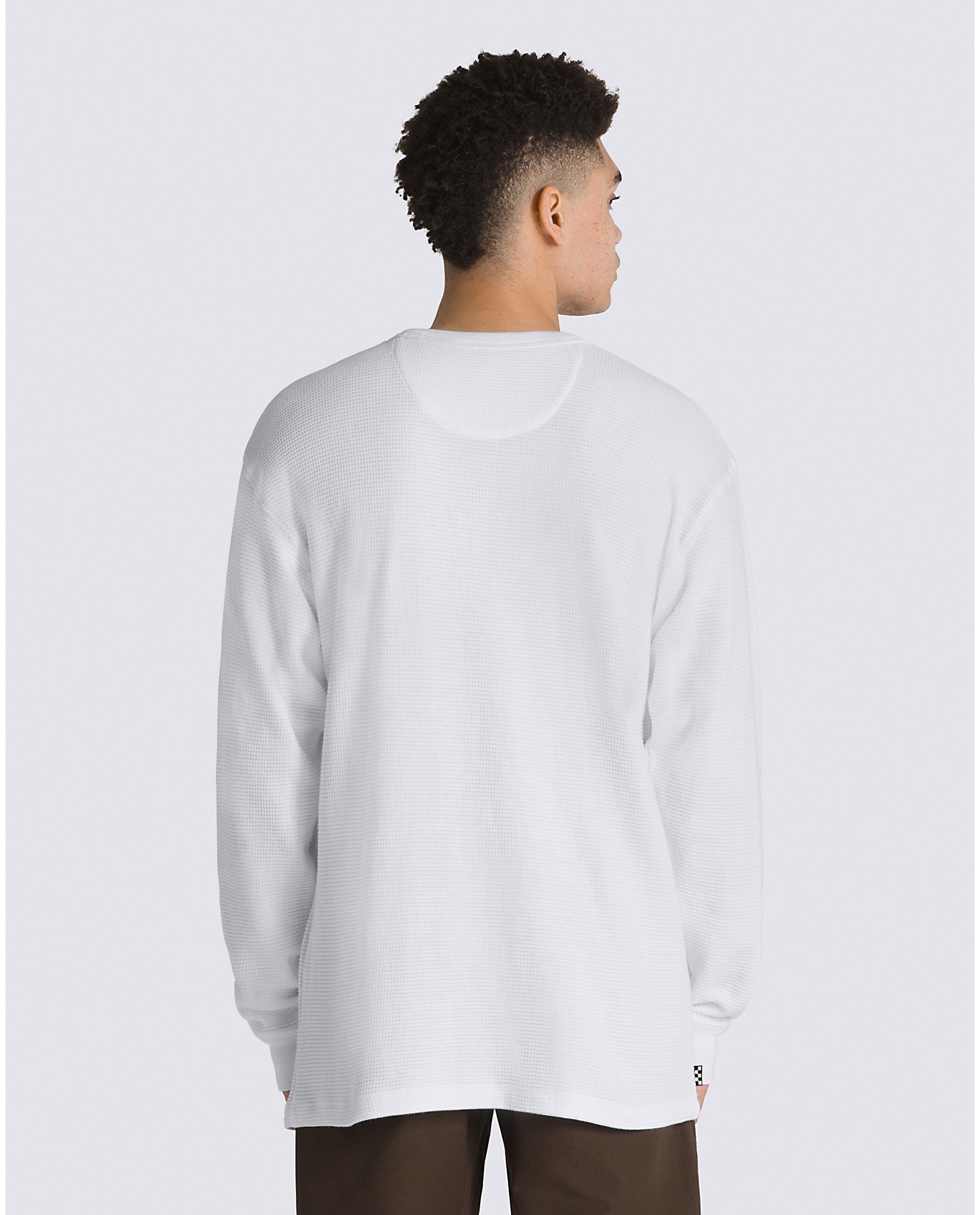 Nick Michel White Vans Thermal Shirt Back