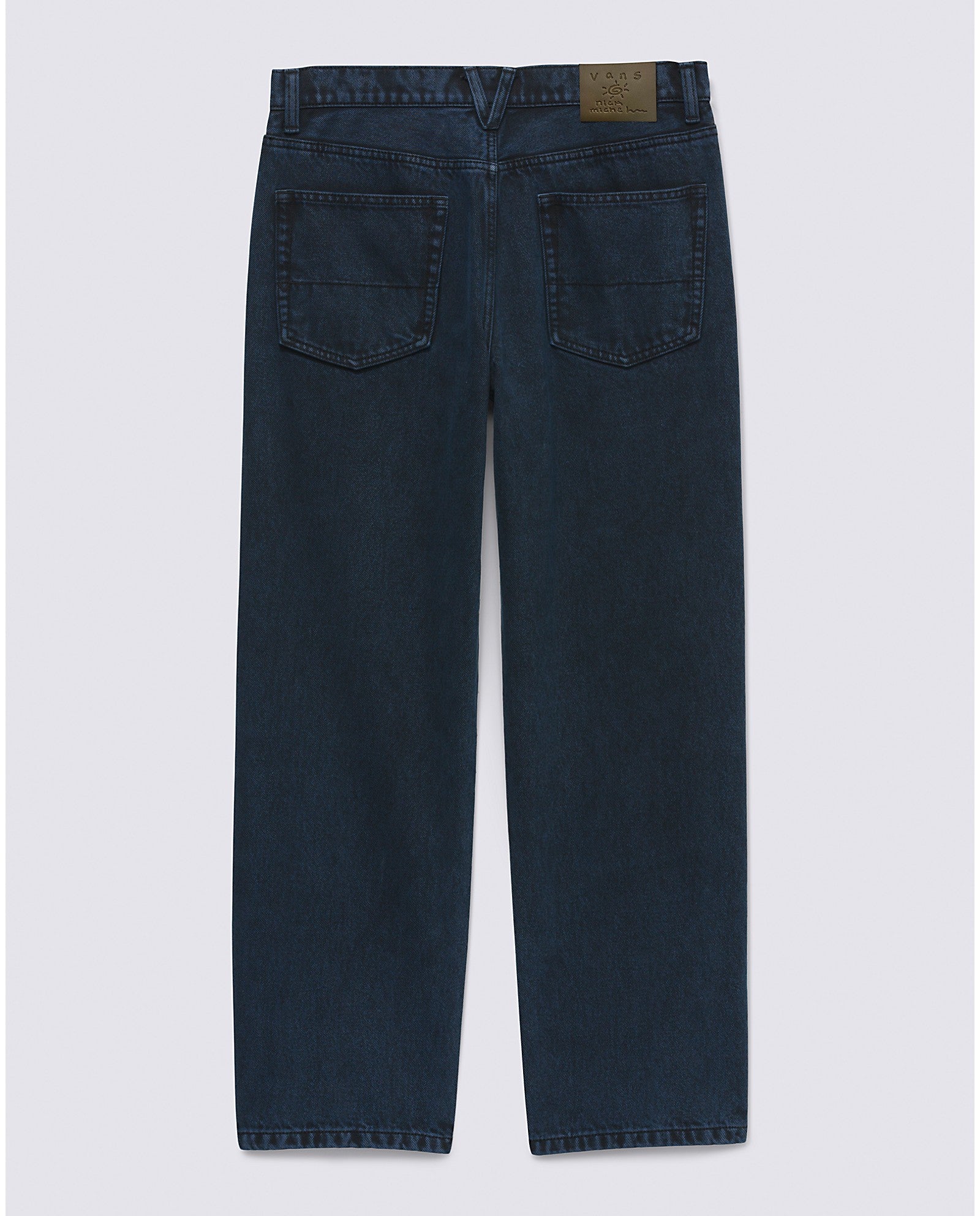 Nick Michel Check-5 Loose Fit Vans Denim Pants Back