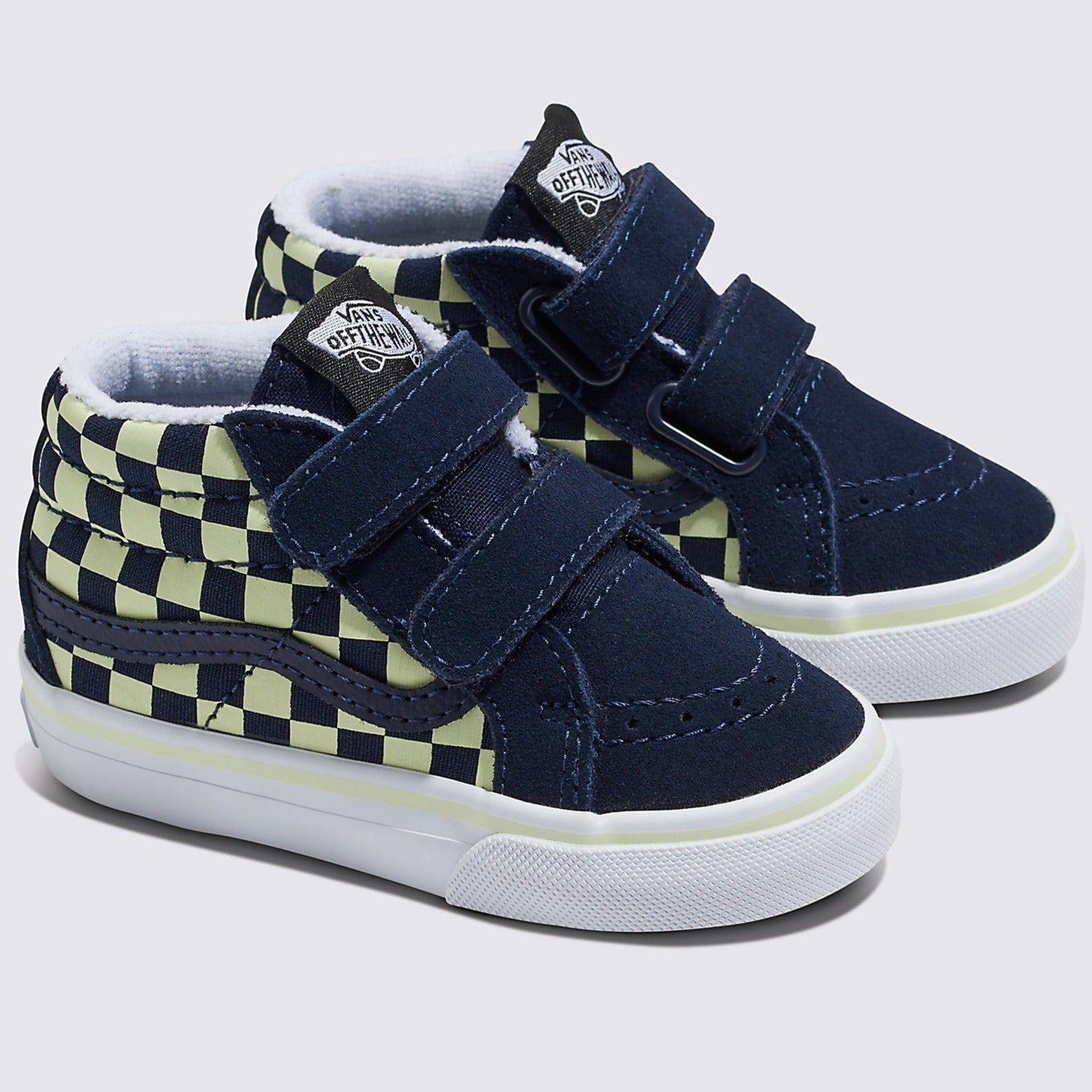 Toddler Sk8-Mid Reissue Glow Vans Skate Shoe