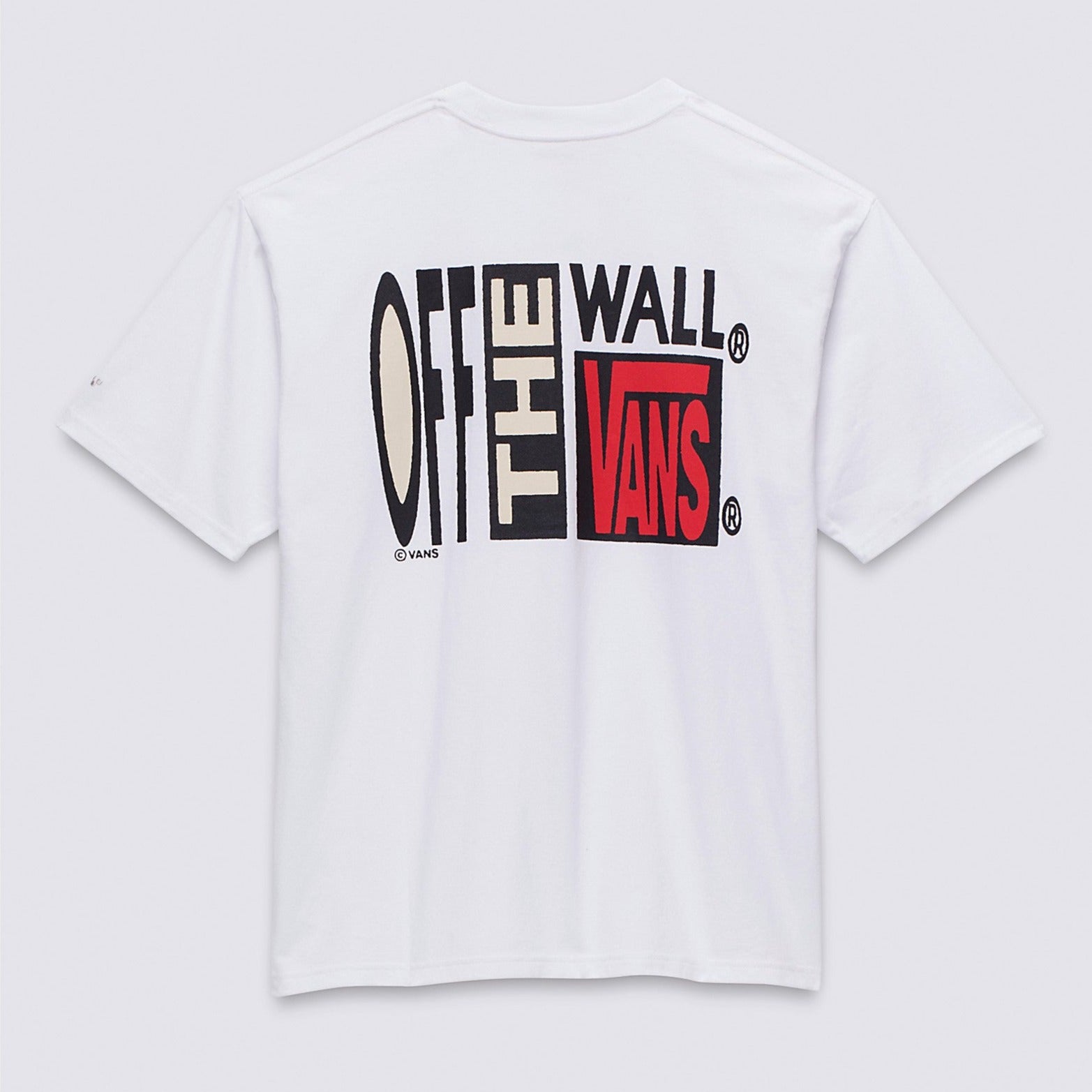 White AVE Skate Vans T-Shirt Back