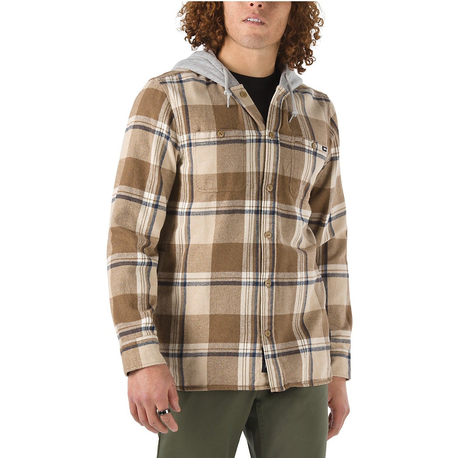 Dirt lopes Hooded Flannel Vans Shirt