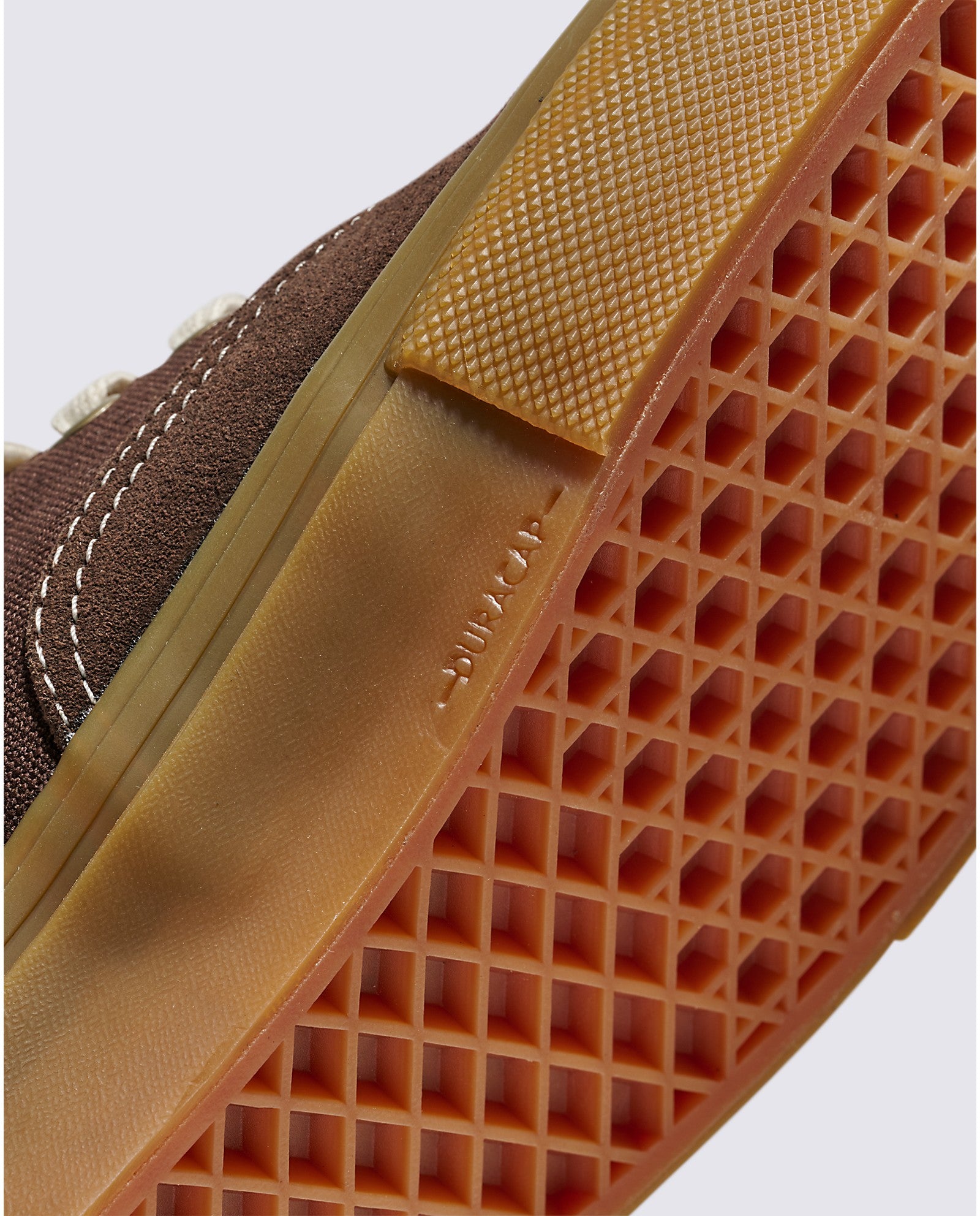 Brown/Gum Skate Authentic Vans Skate Shoe Detail