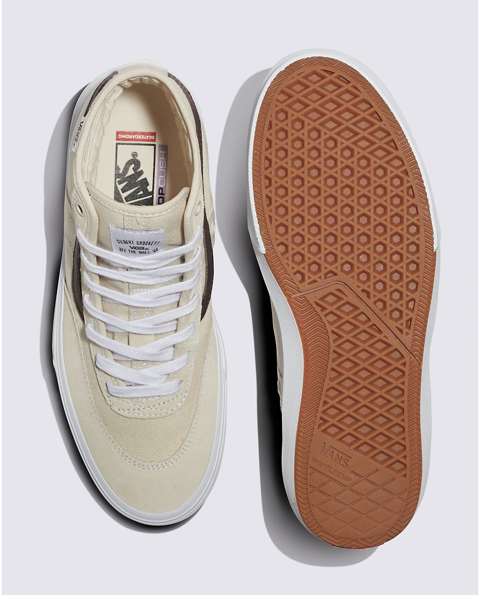 Turtledove Crockett High Vans Skate Shoe Top/Bottom