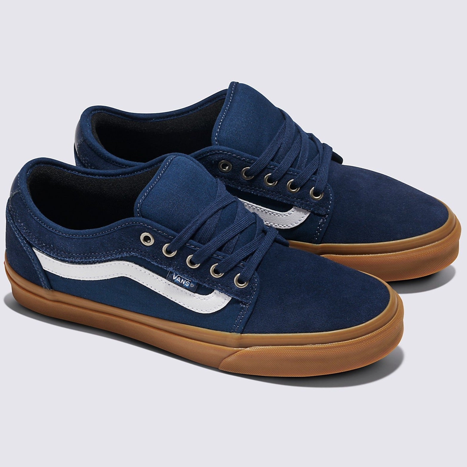 Navy/Gum Skate Chukka Low Sidestripe Vans Skate Shoe