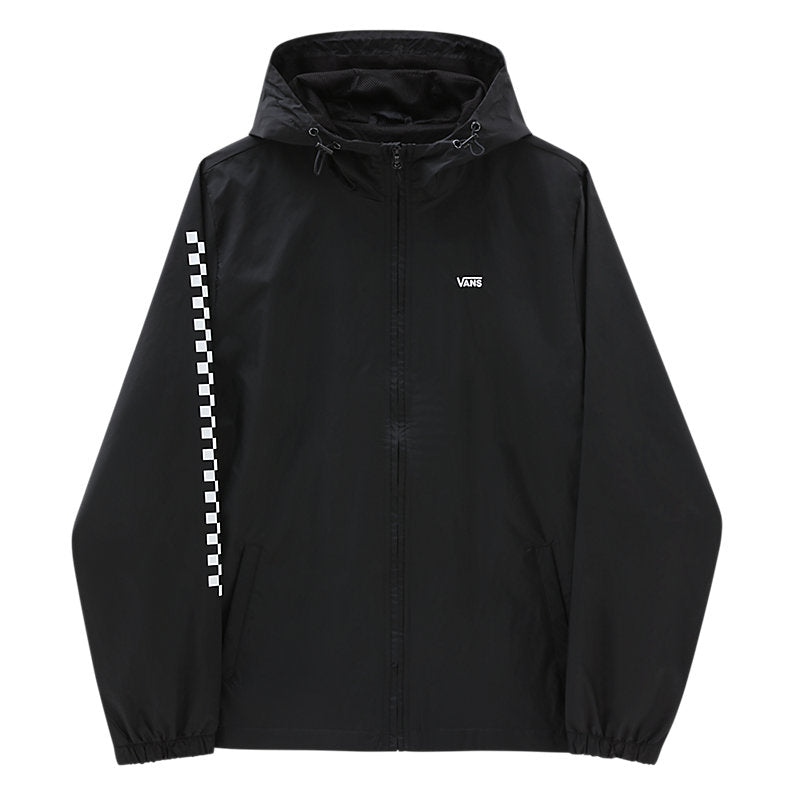 Black/Checkerboard Men's Garnett Vans Windbreaker