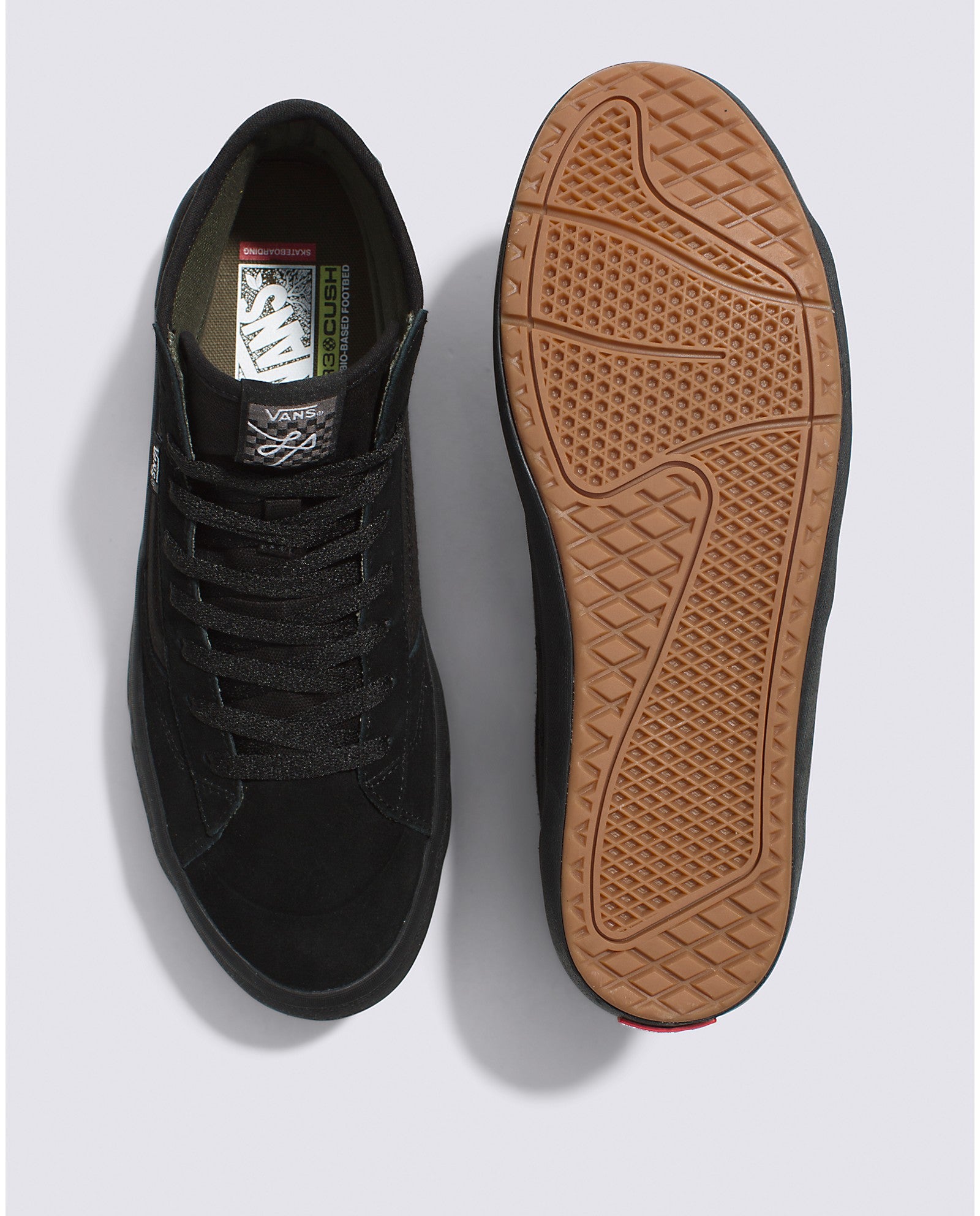 Fatigue/Black Lizzie Vans Skateboard Shoe Top/Bottom