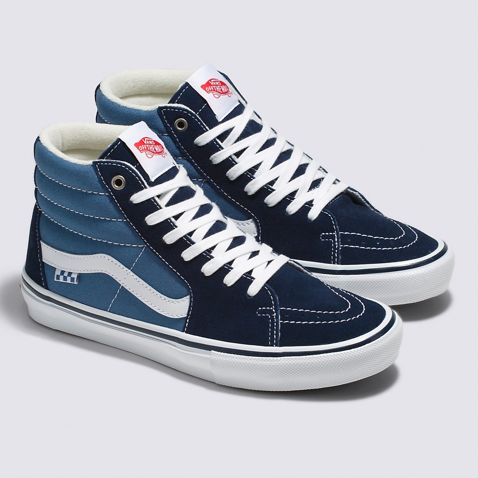 Navy/White Skate SK8-Hi Vans Skate Shoe