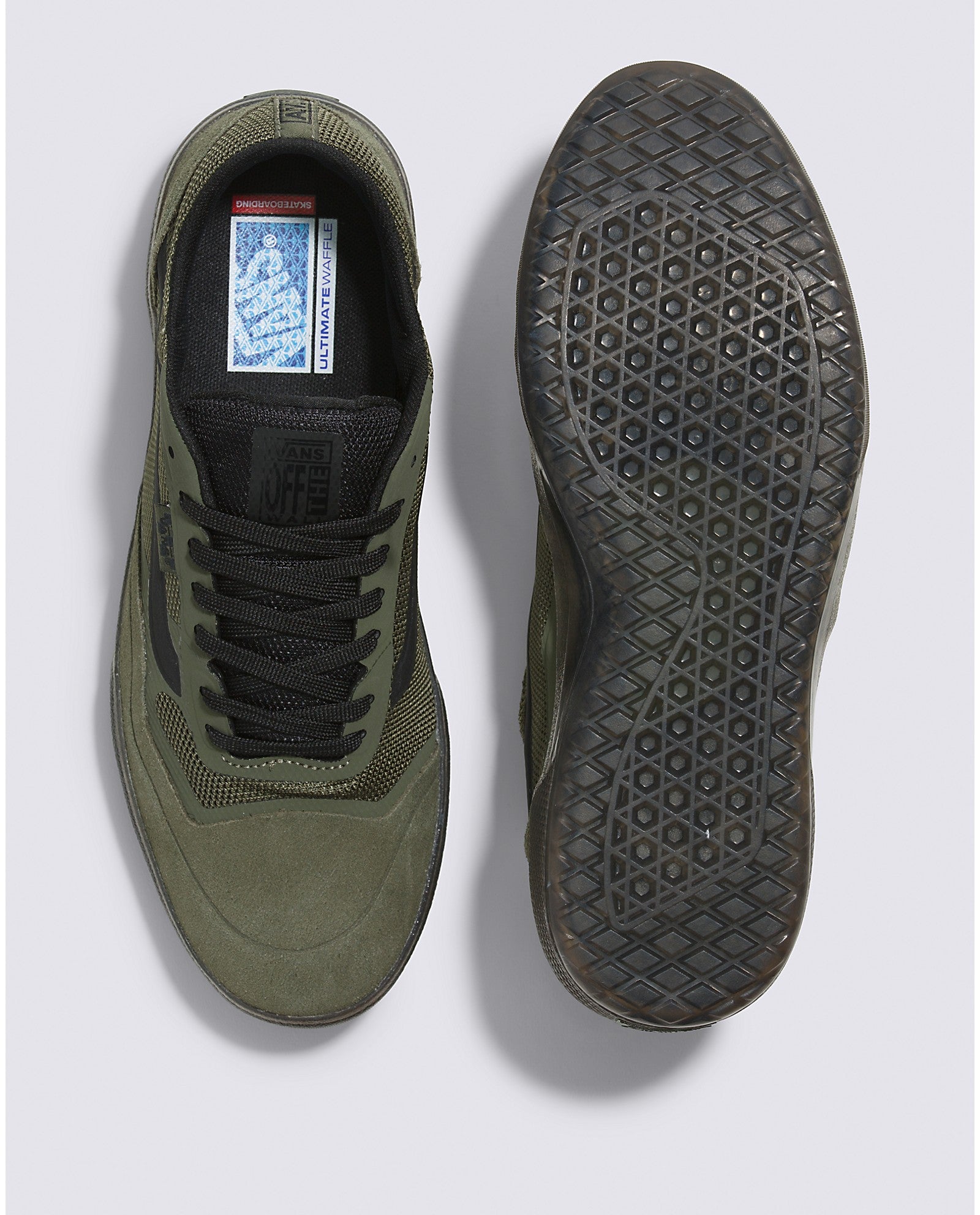 Fatigue/Black AVE Pro Vans Skate Shoe Top/Bottom