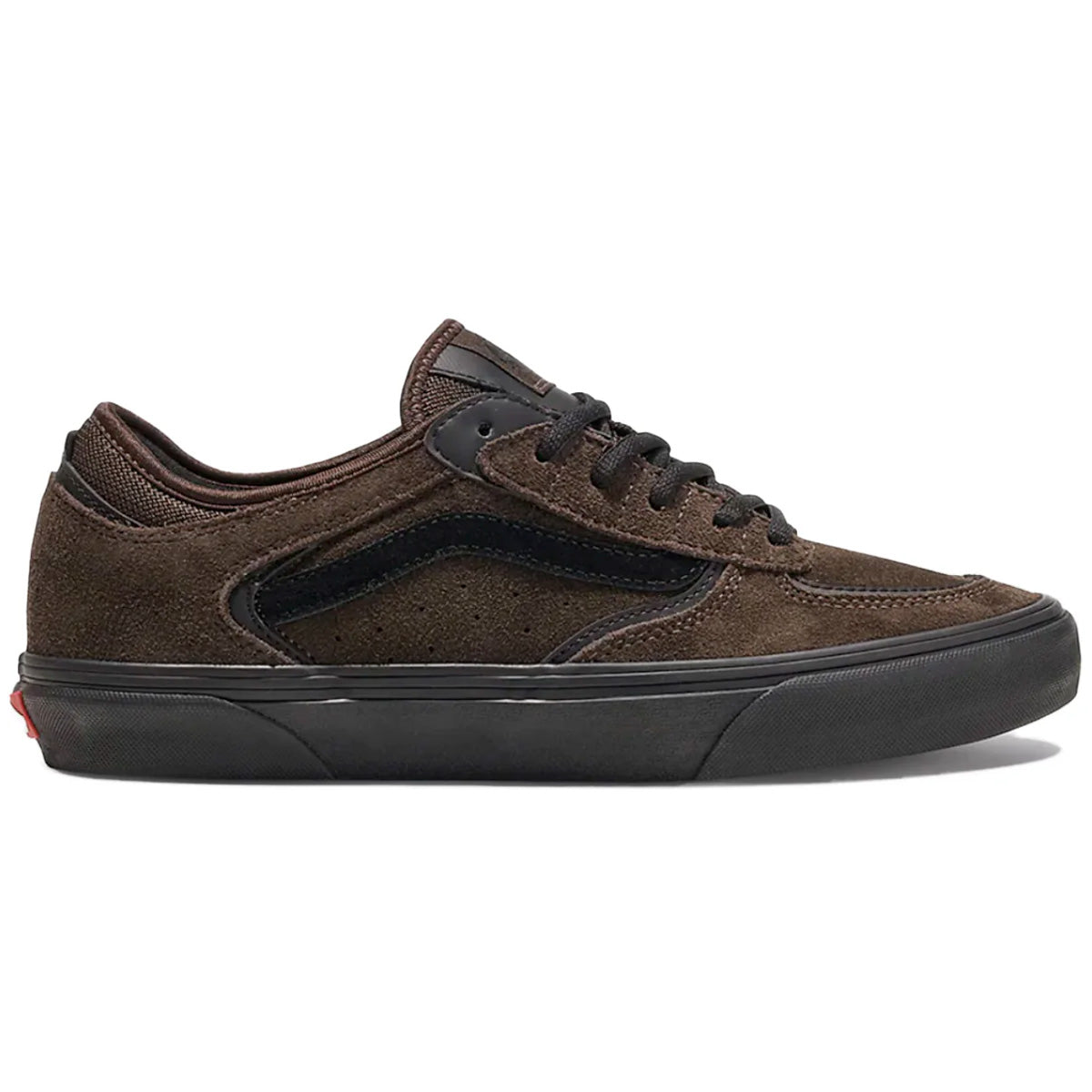 Brown Black Rowley Vans Skate Shoe