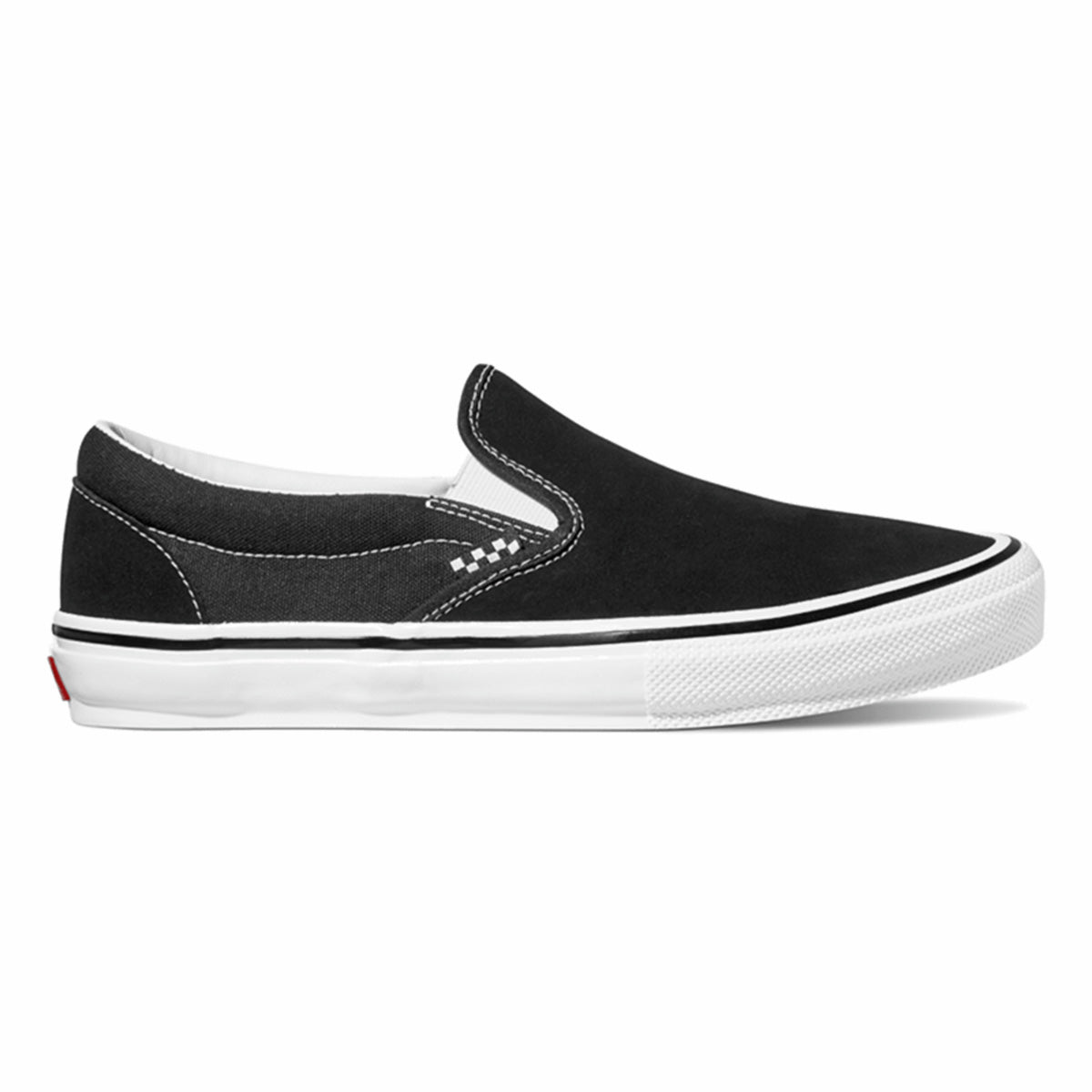 Black/White Skate Slip-On Vans Skateboard Shoe