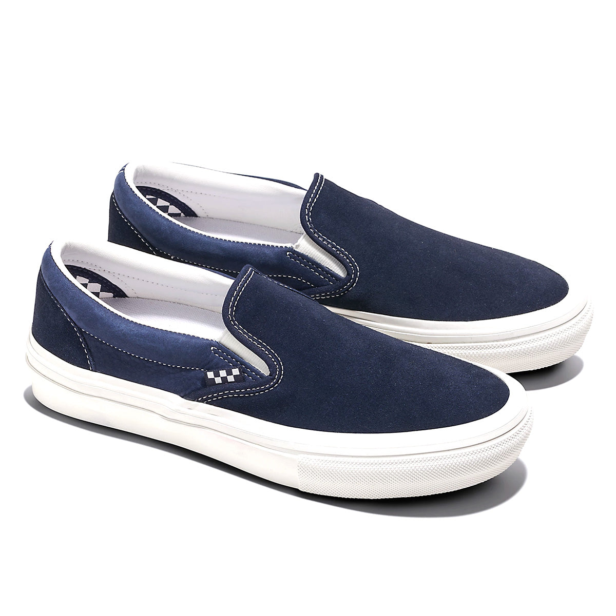 Vans Wrapped Skate Slip-On Skateboard Shoe - Deep Navy/Vintage