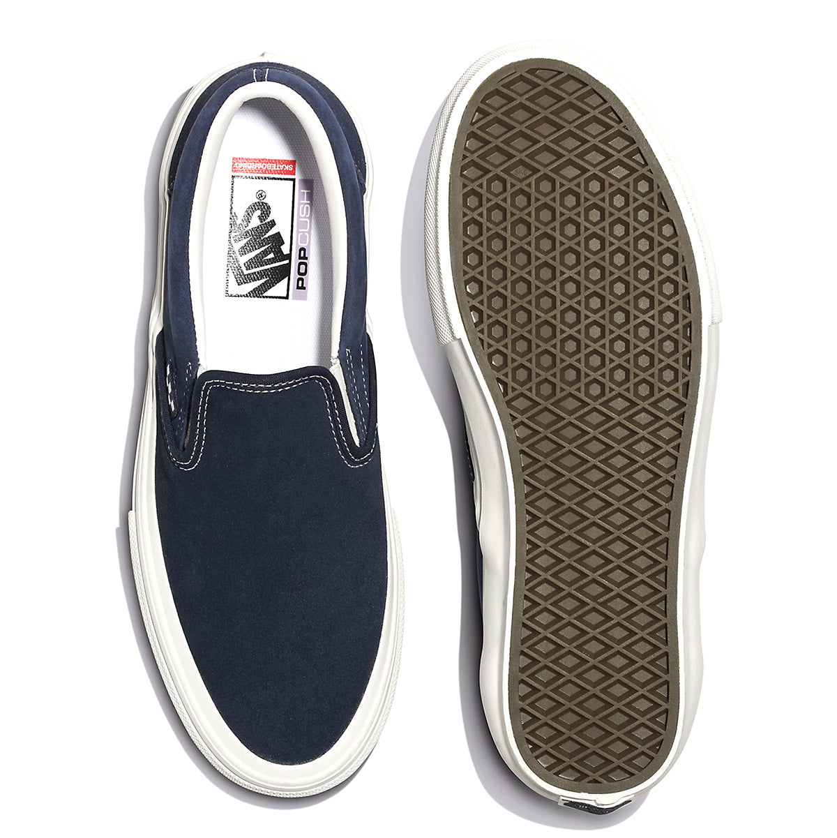 Vans Wrapped Skate Slip-On Skateboard Shoe - Deep Navy/Vintage