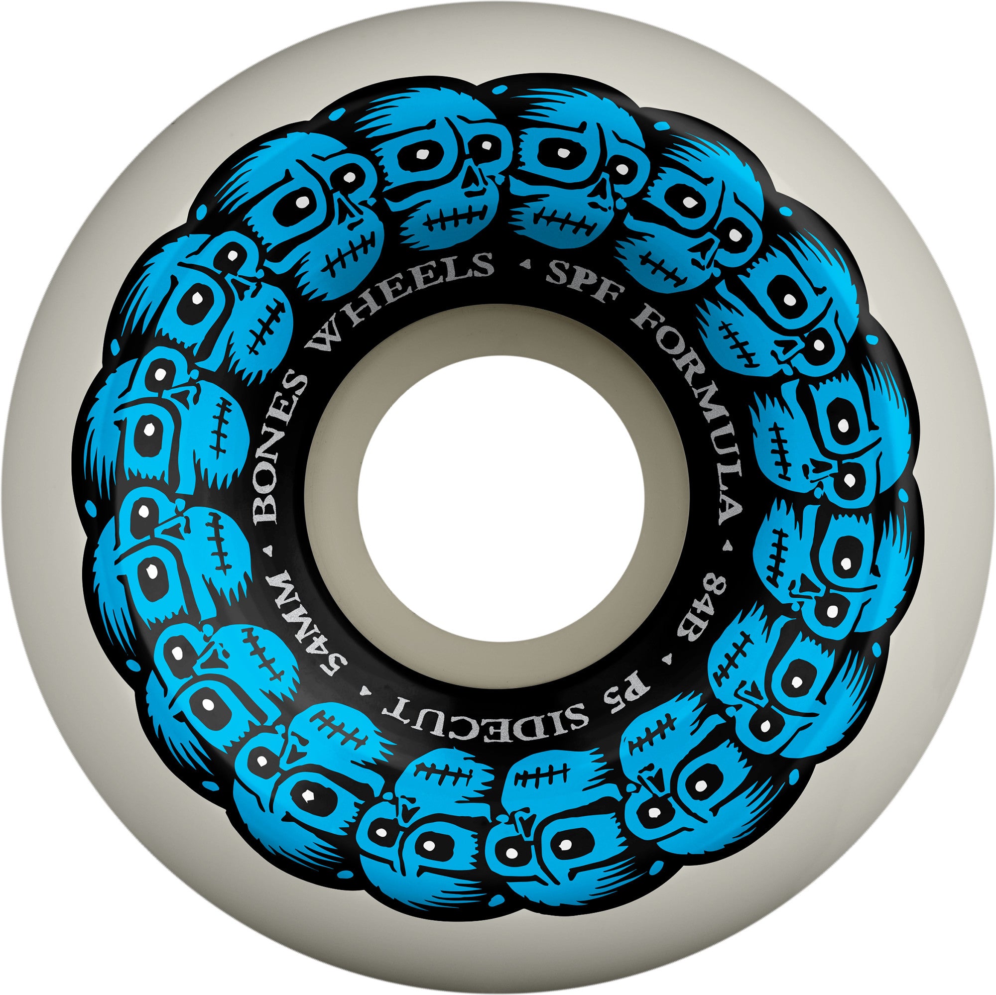 P5 Sidecut Circle Skulls 84B Bones SPF Skateboard Wheels