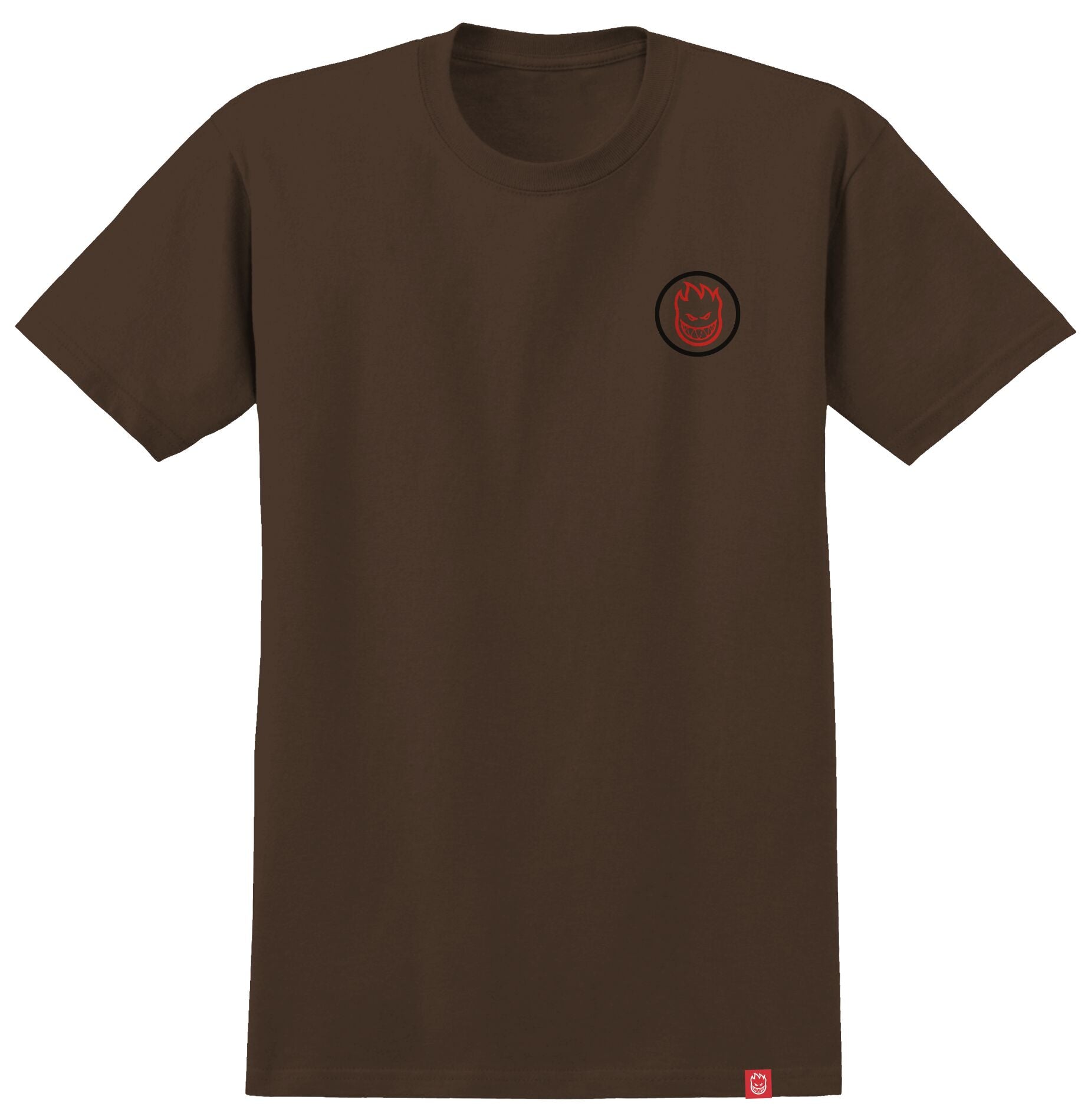 Brown Classic Swirl Overlay Spitfire T-Shirt