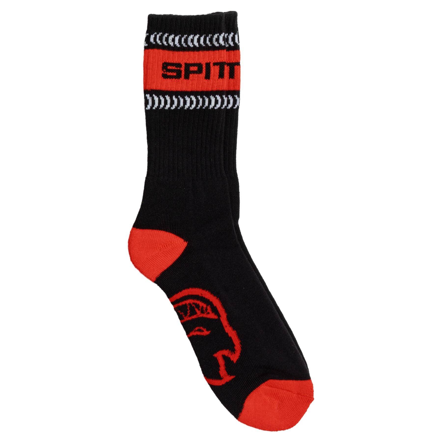 3-Pack Black/red Classic 87' Swirl Bighead Spitfire Socks