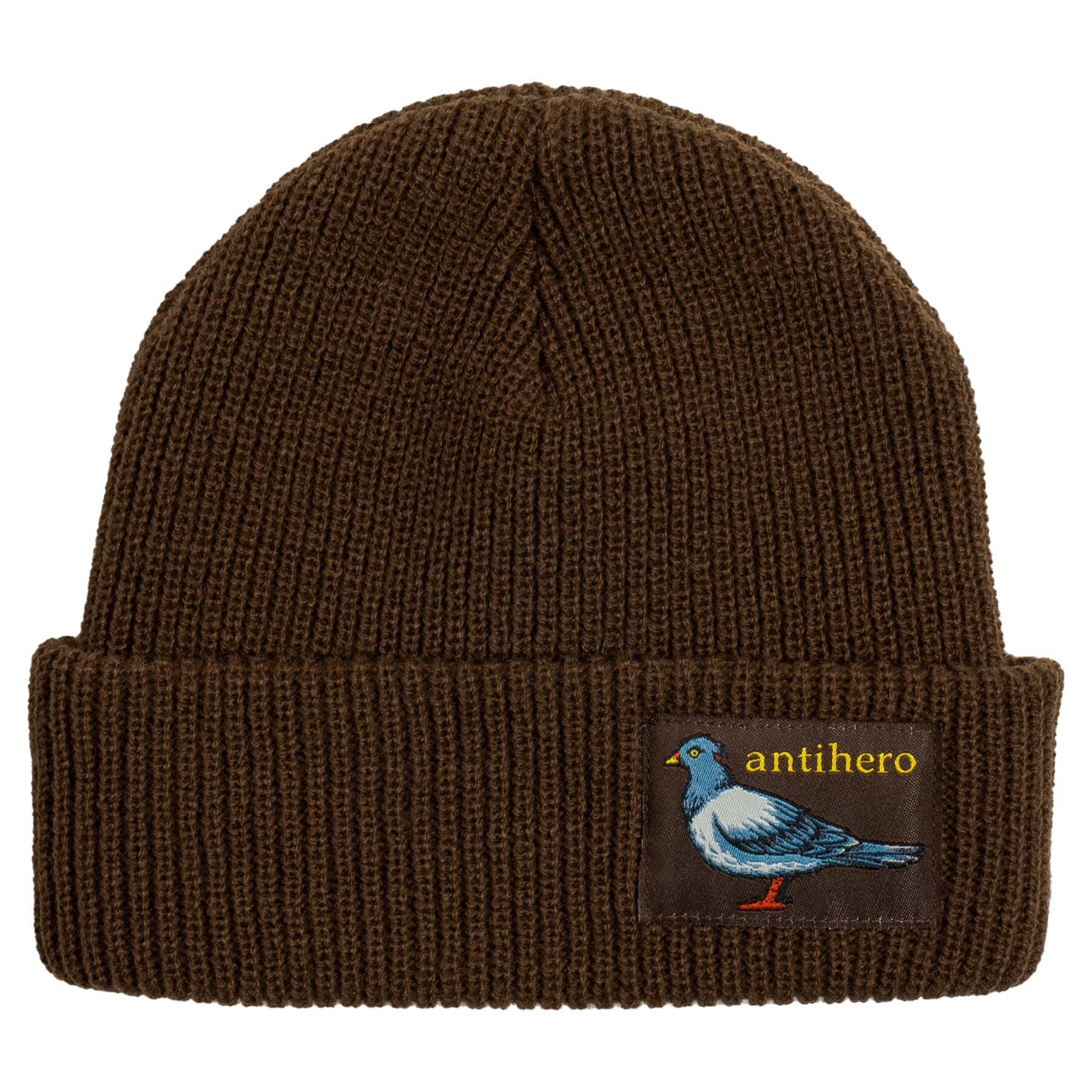 Brown Lil Pigeon Cuff Antihero Beanie