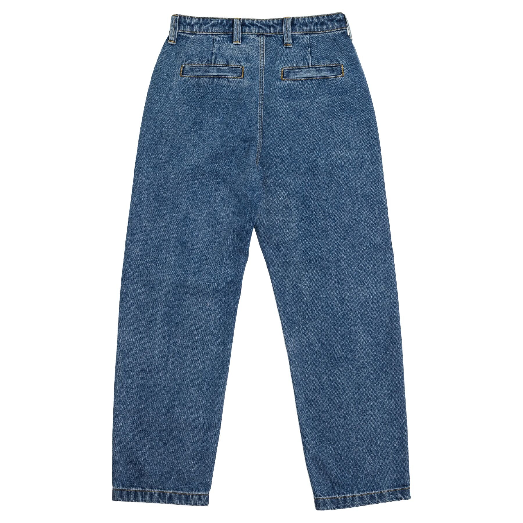 Stonewash Blue Eyes Krooked Denim Twill Pants Back