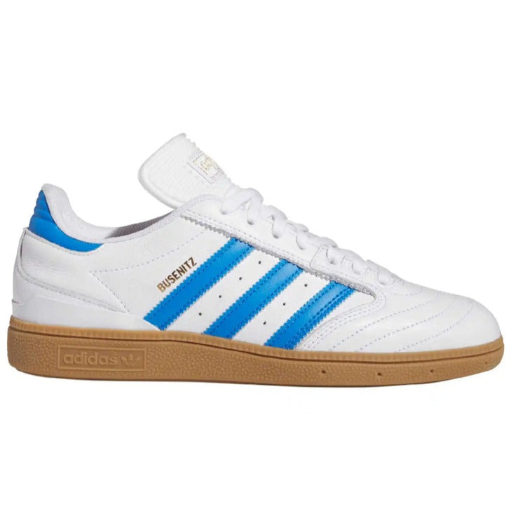 White Leather Busenitz Adidas Skate Shoe