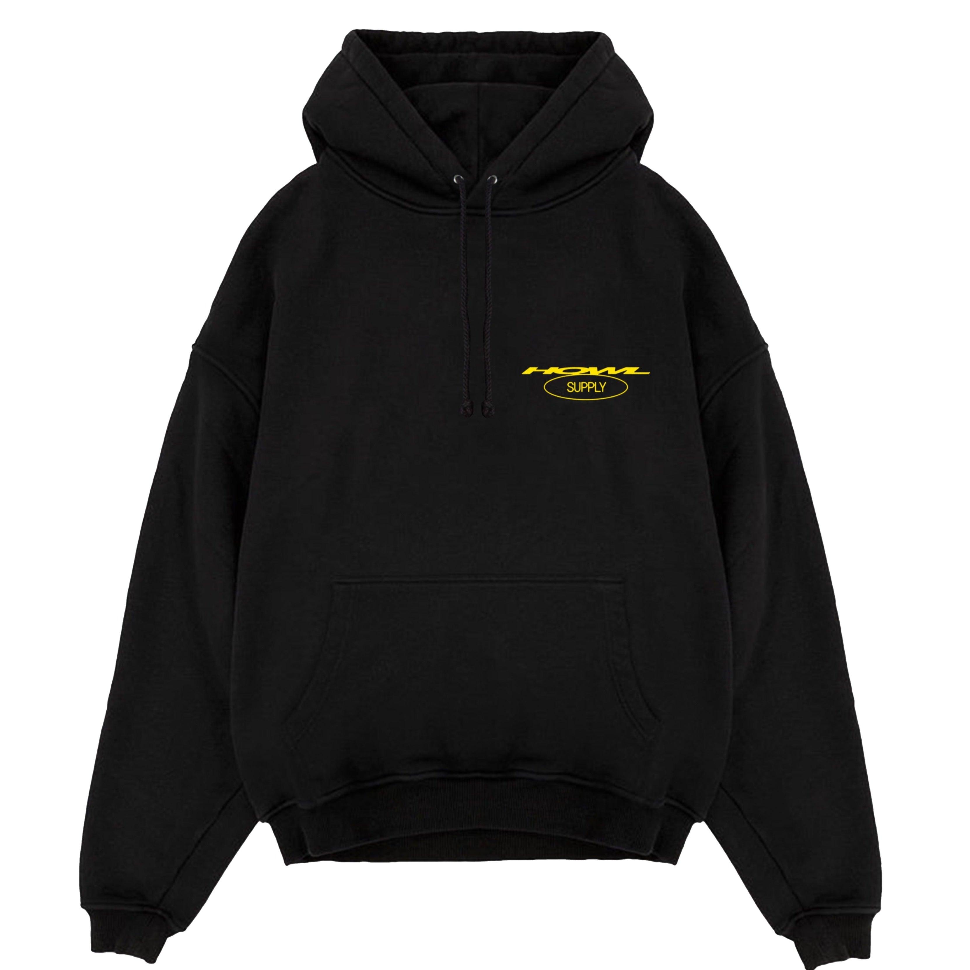 Black Tech Howl Hoodie