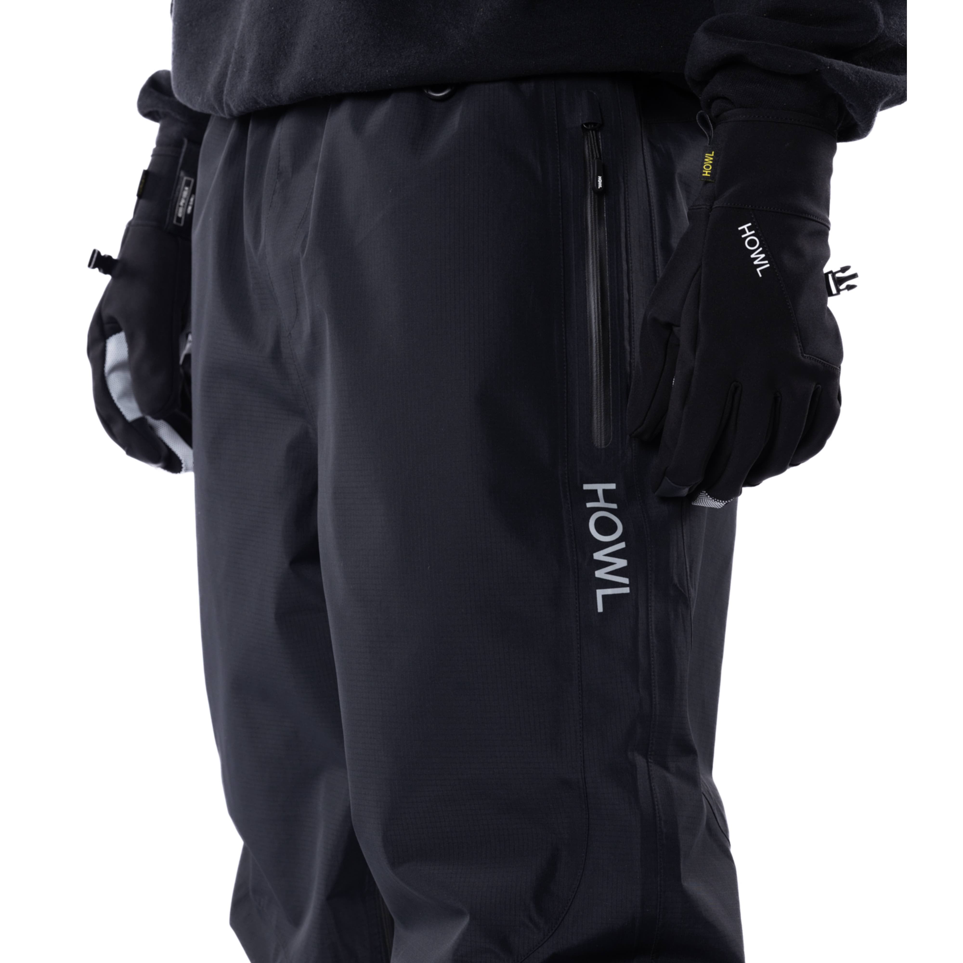 Black Shell Howl Snowboard Pants