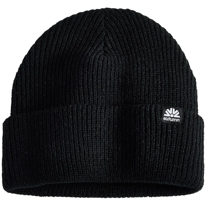 Black Simple Autumn Beanie