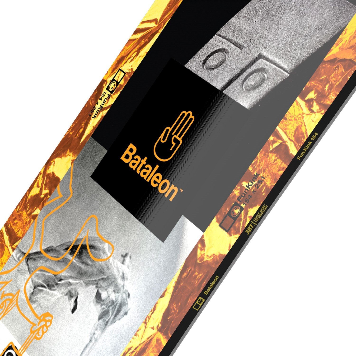 2024 Fun.Kink Bataleon Snowboard Detail