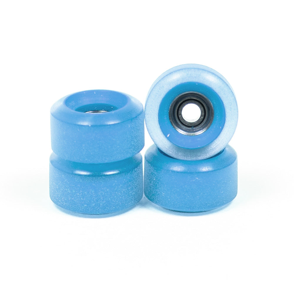 Clear Blue Dual Core Peak Fingerboard Wheels