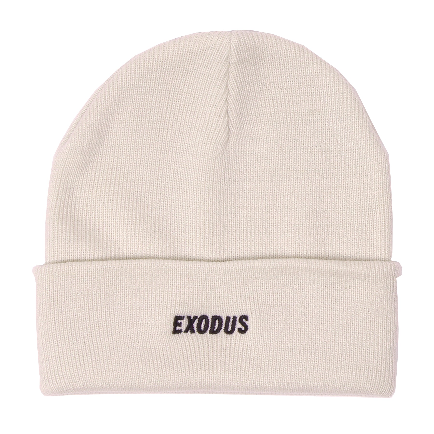 Exodus Bold Cuff Beanie - Bone