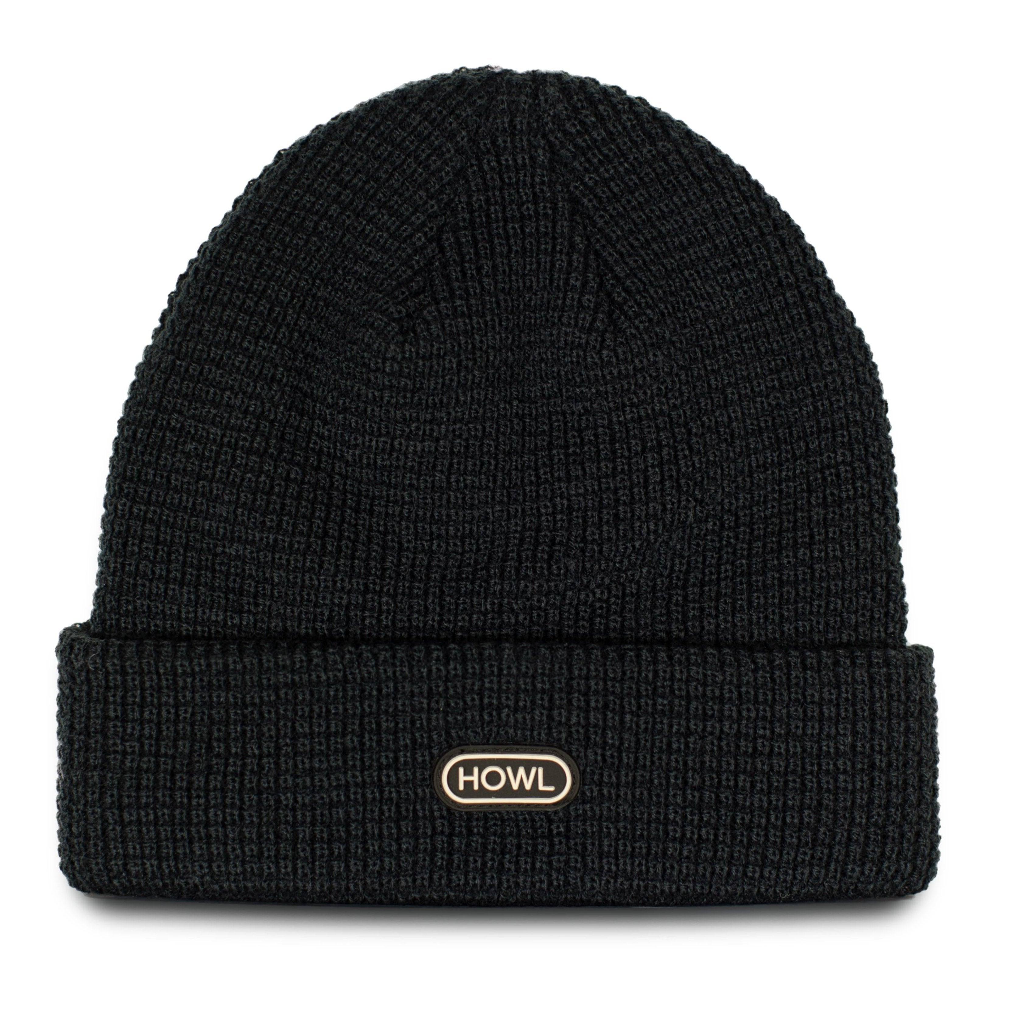 Black Waffle Howl Beanie