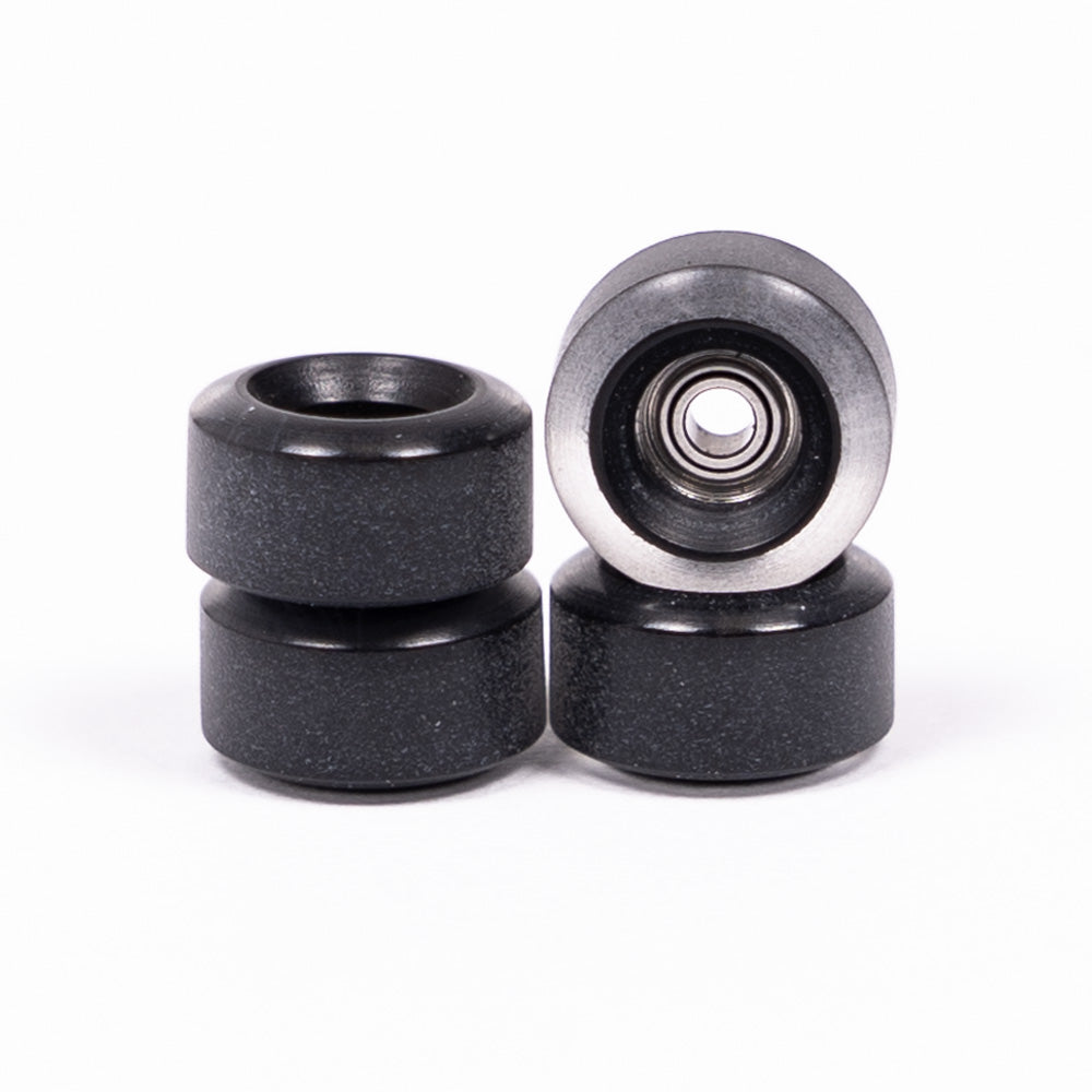 Black Clear Dual Core 70D Peak Fingerboard Wheels