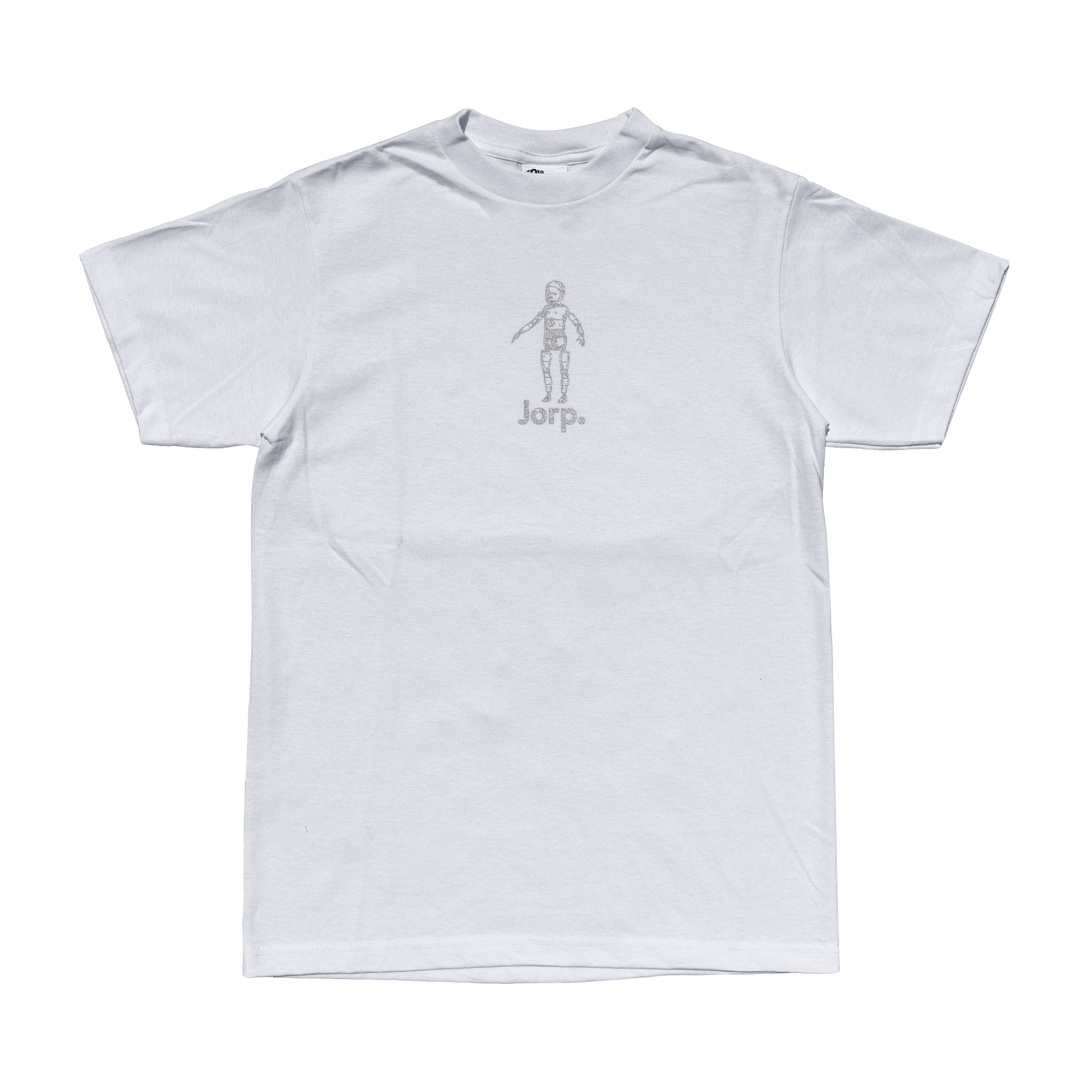 White Crash Test Baby Jorp T-Shirt