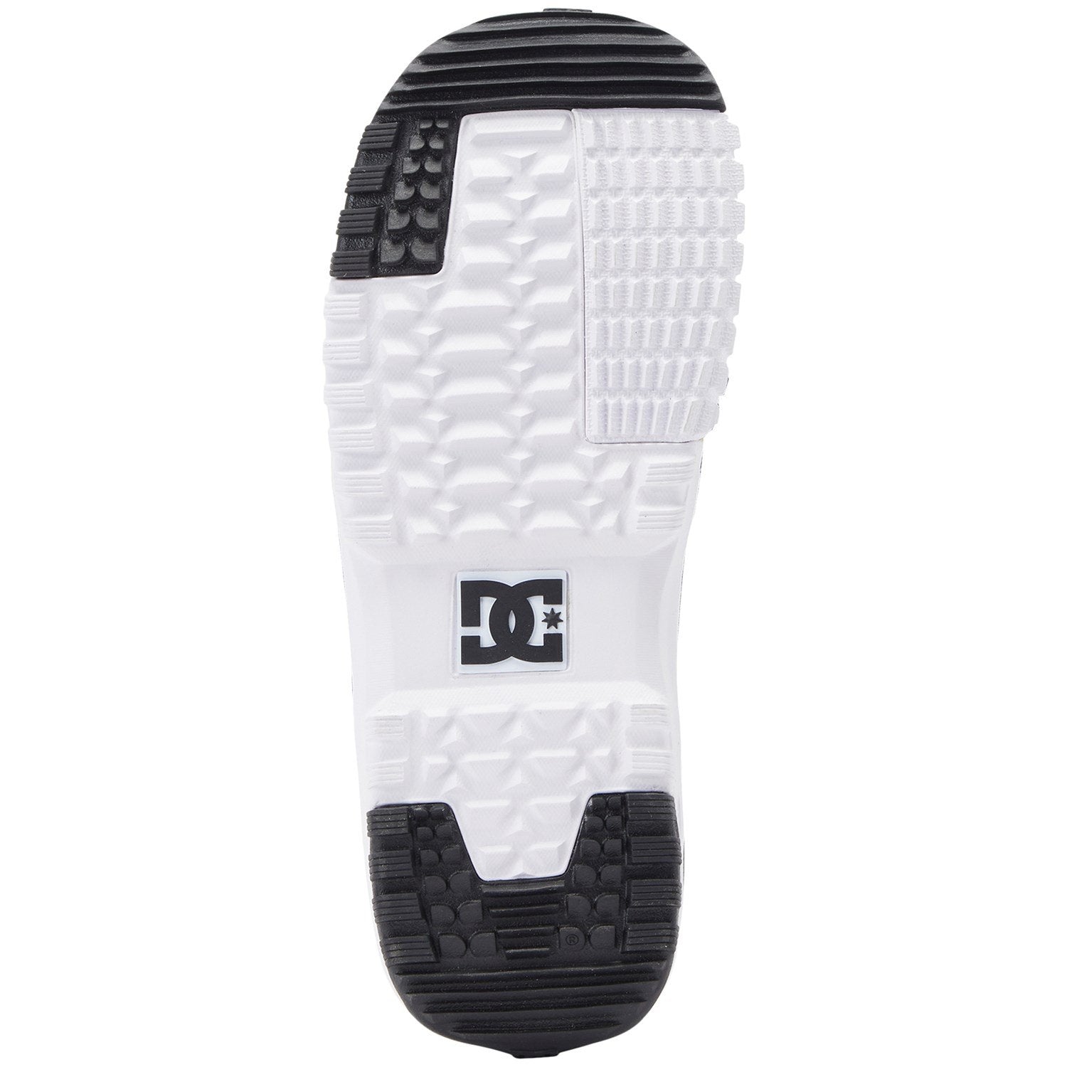 Black/Black/White 2025 Control DC Snowboard Boots Bottom