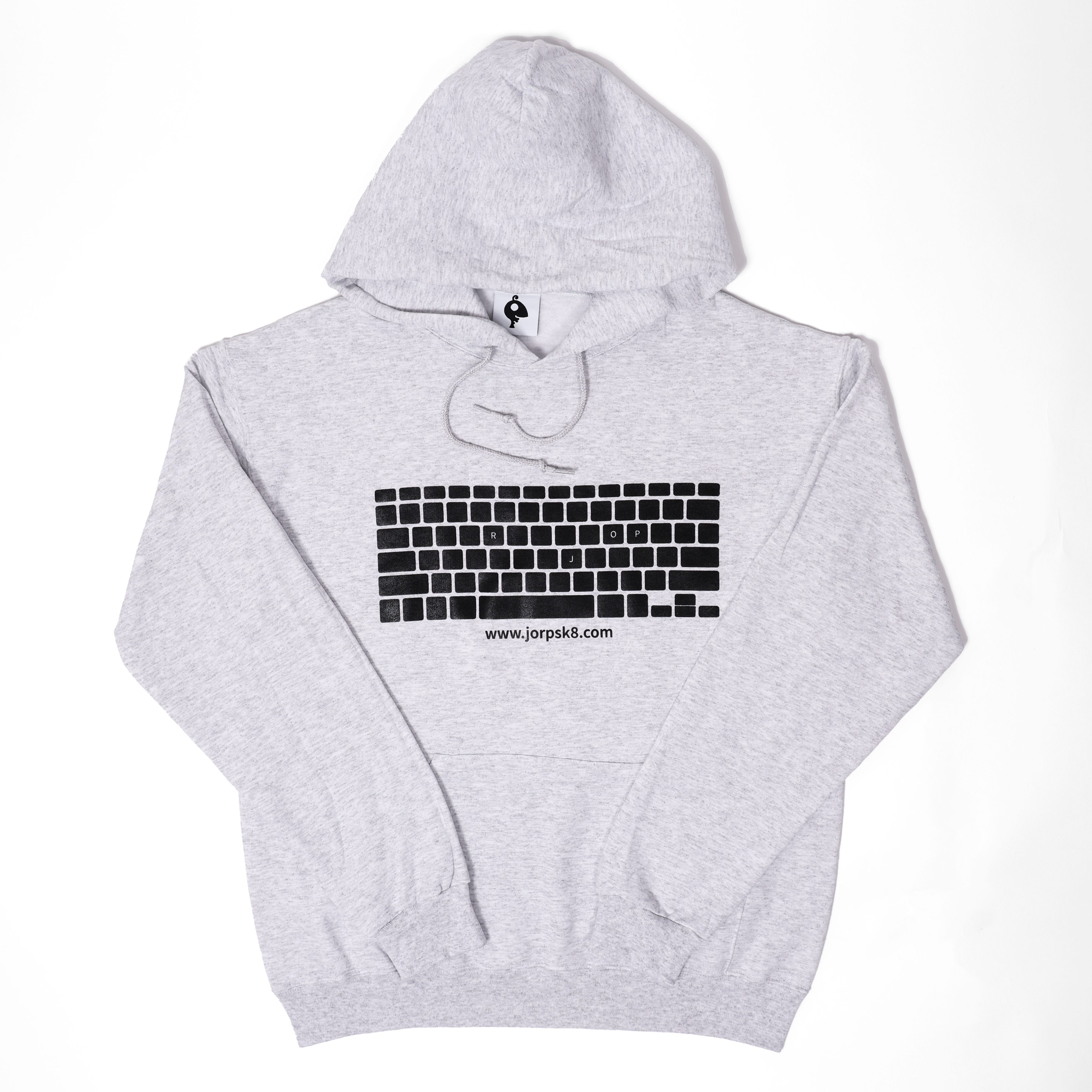 Grey Keyboard Jorp Hoodie