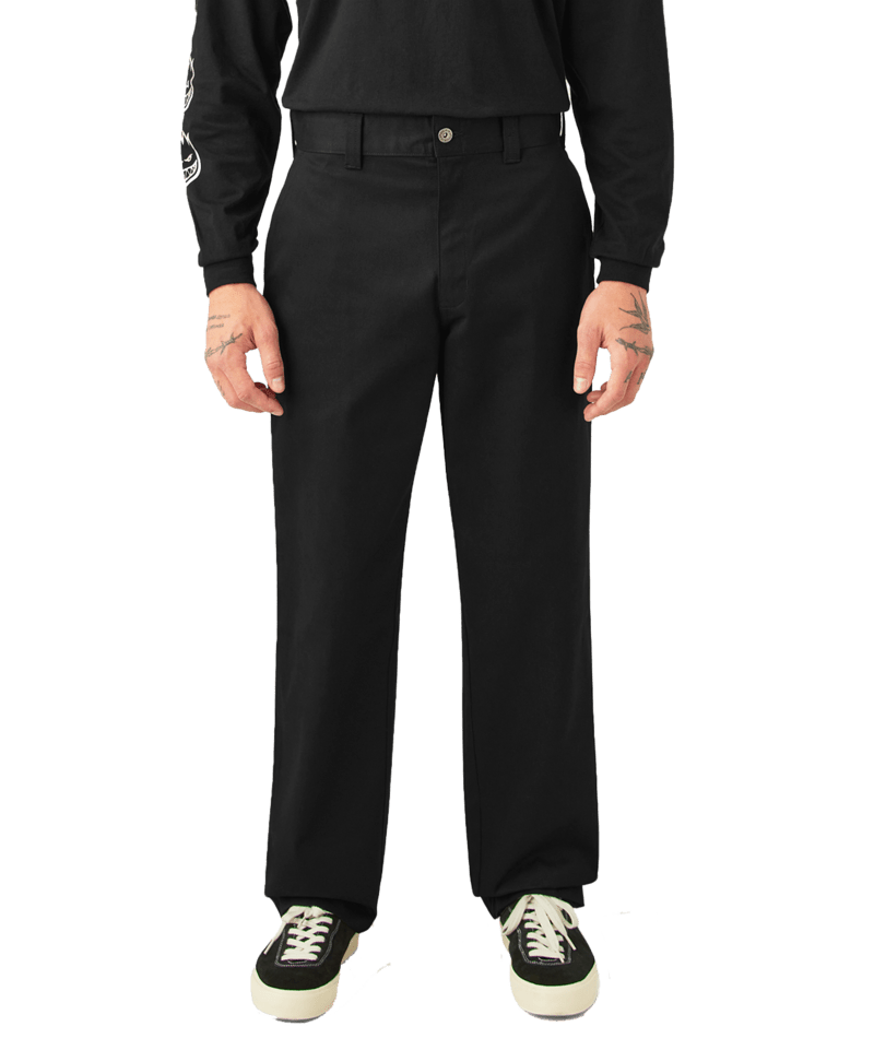 Dickies x Spitfire Regular Fit Pant W/ Flannel Cuff - Black