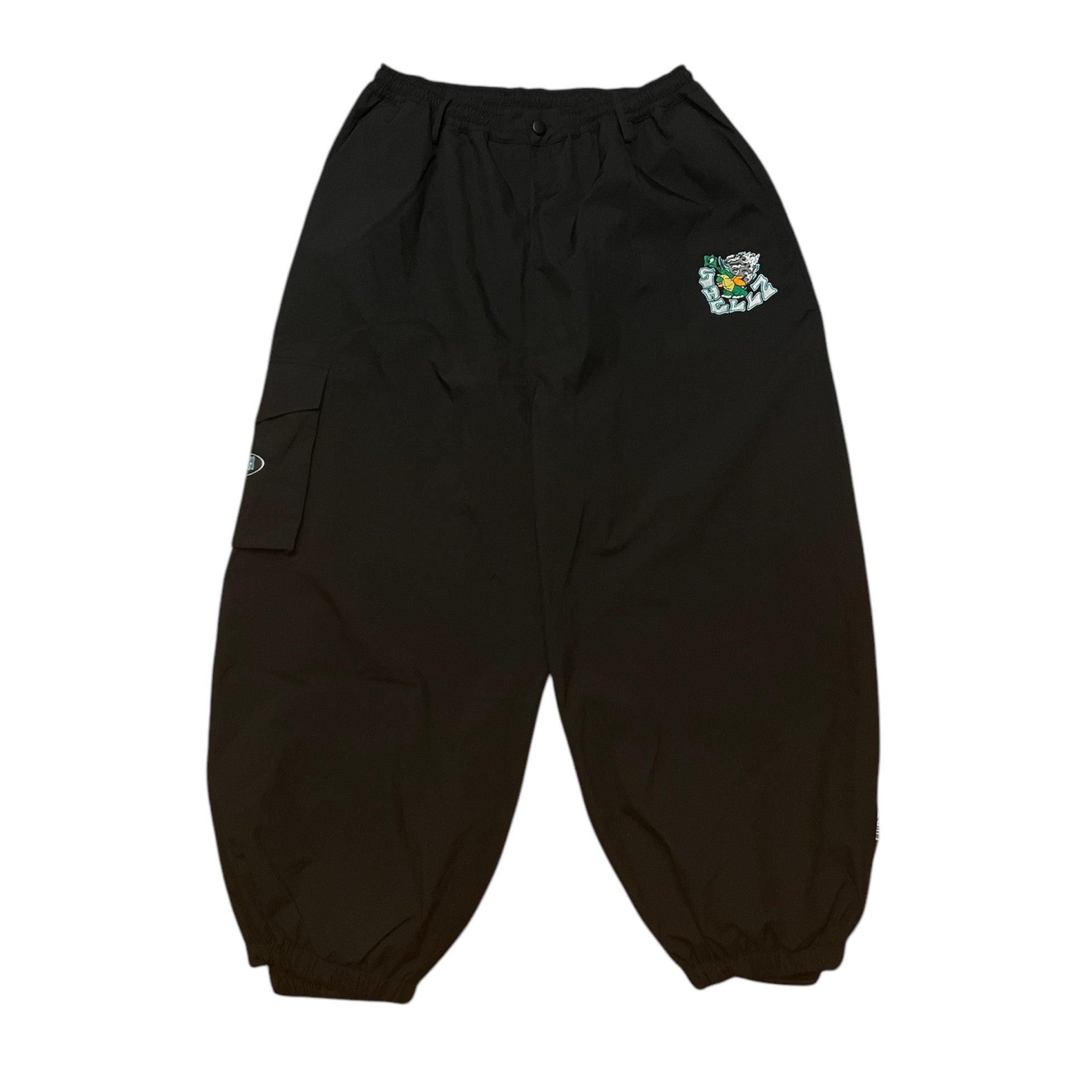 Smooth Midnight Black Shellz Snowboard Pants