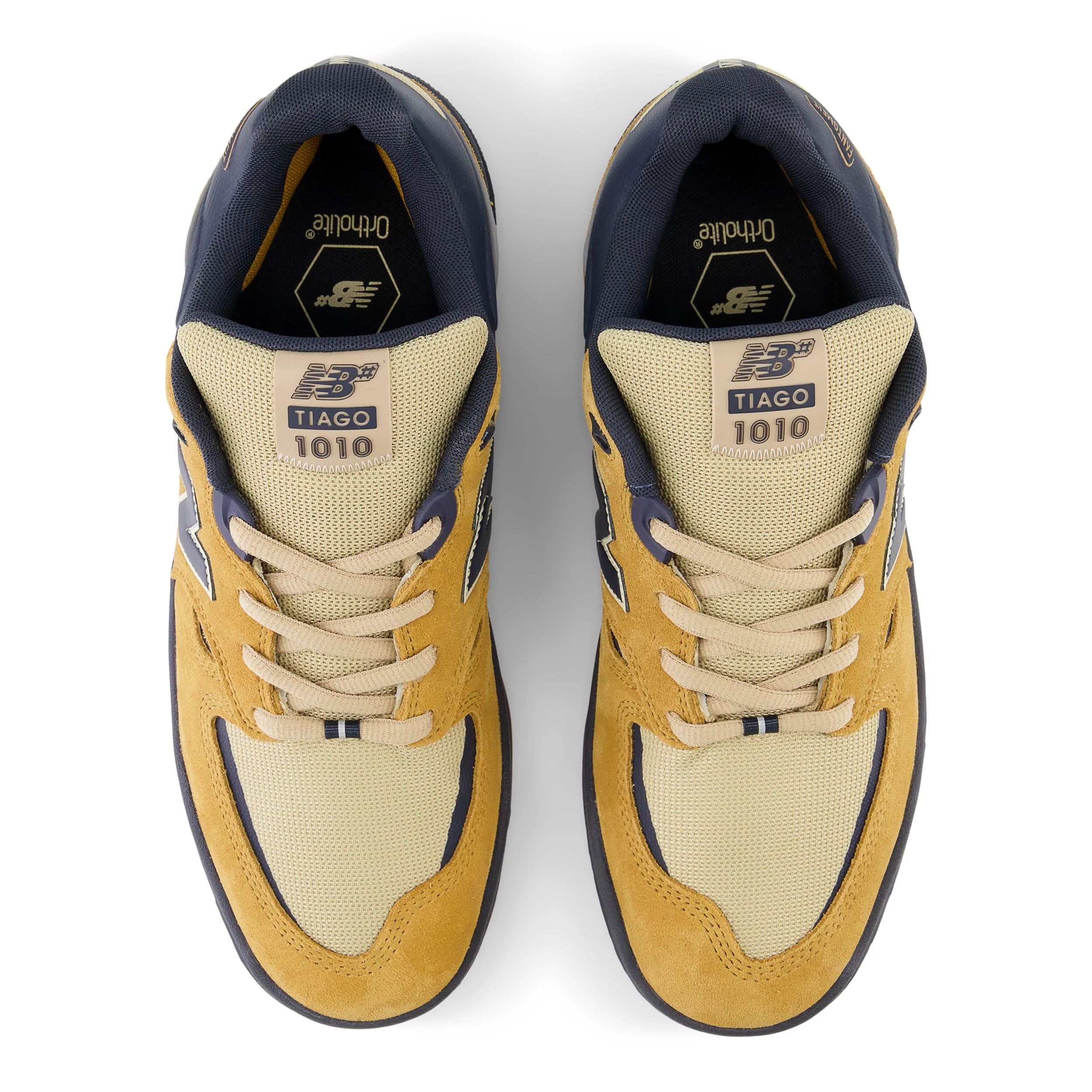 Wheat/Navy NM1010 Tiago Lemos NB Numeric Skate Shoe Top