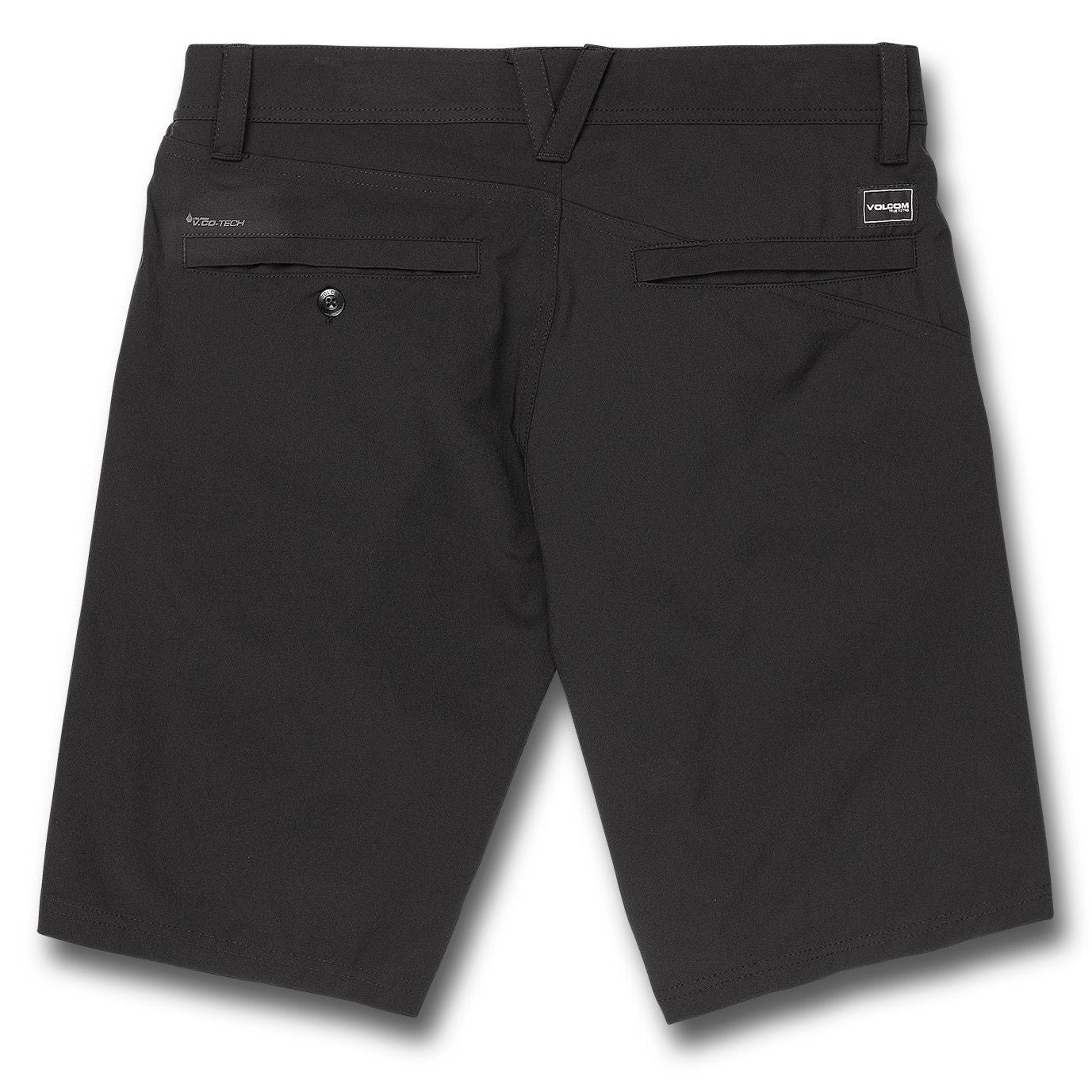 Black Frickin Cross Shred Volcom Shorts Back