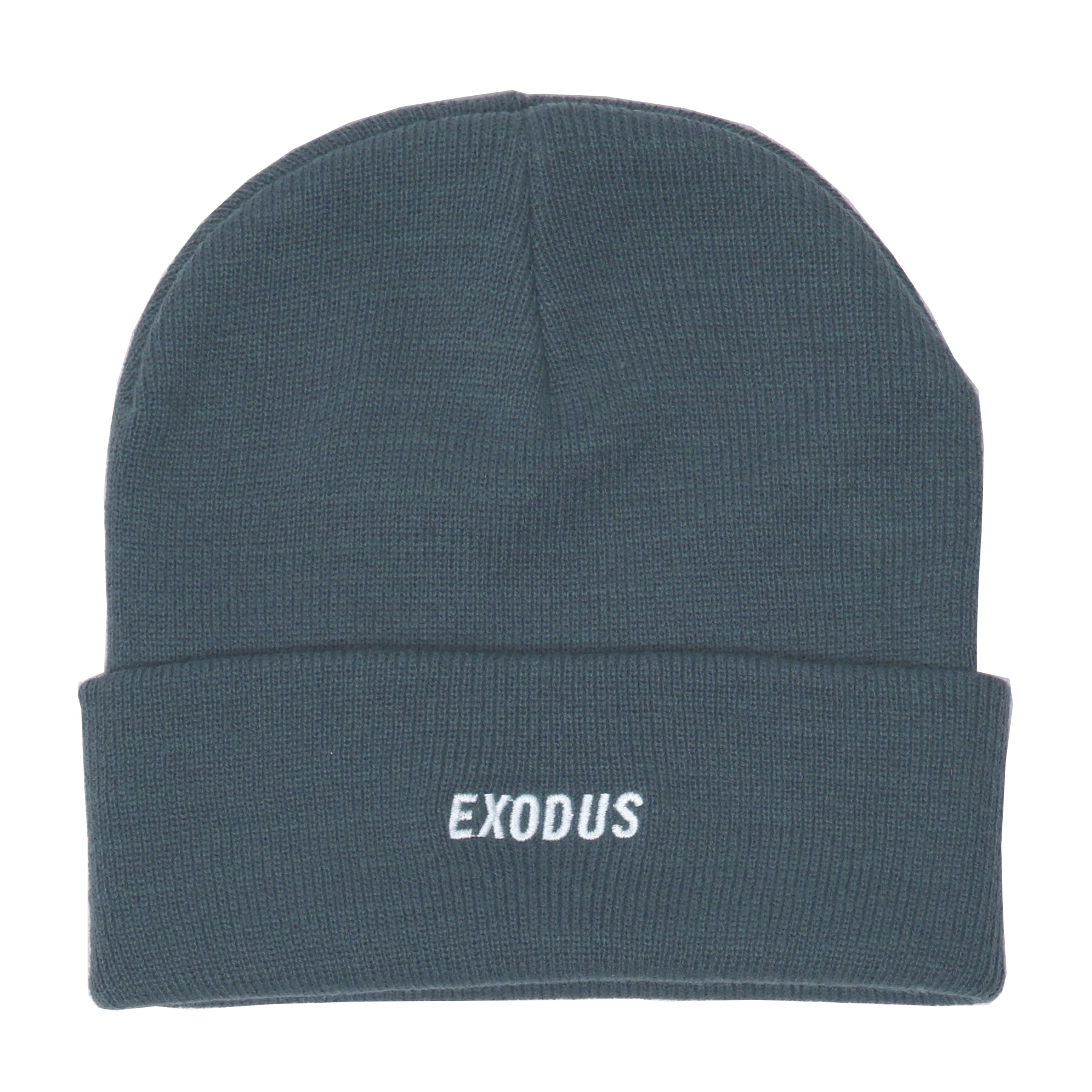 Exodus Bold Cuff Beanie - Petrol Blue