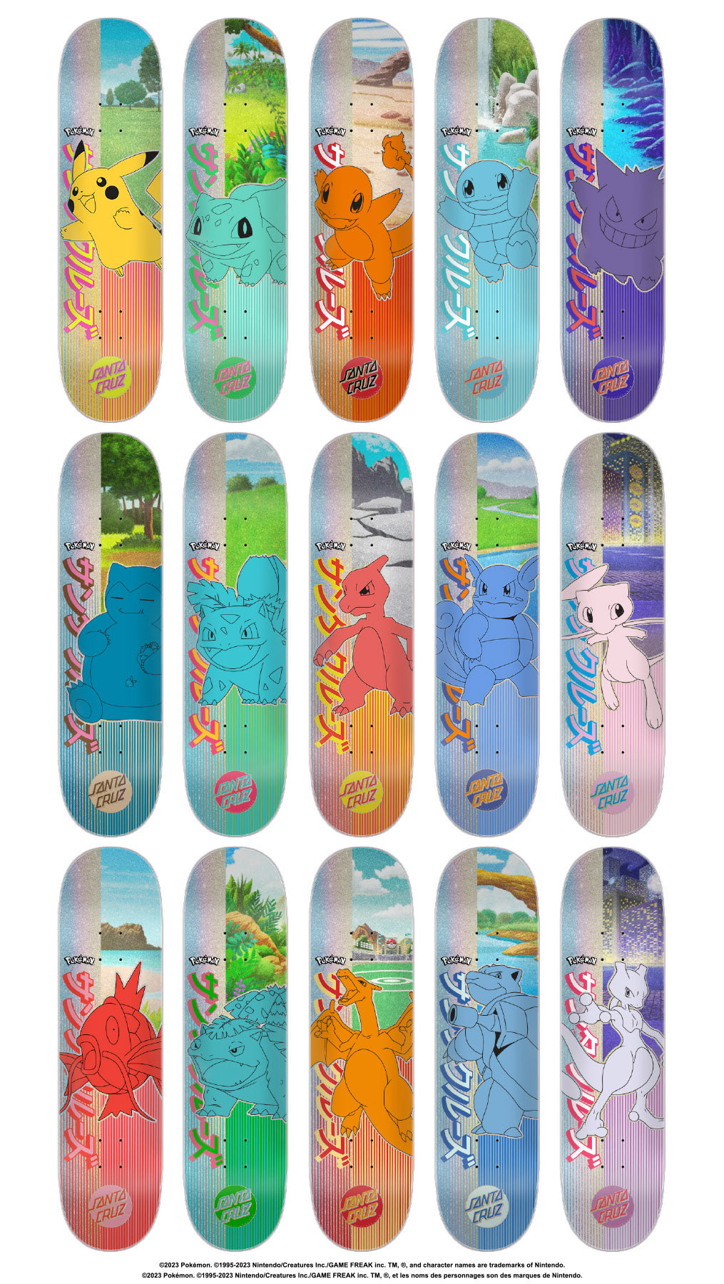 Pokémon x Santa Cruz Skateboards Blind Bag Deck