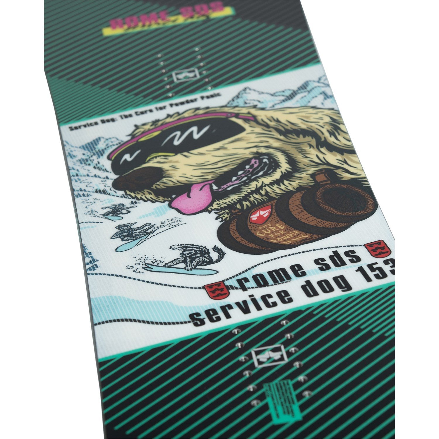 2024 Service Dog Rome Snowboard Detail