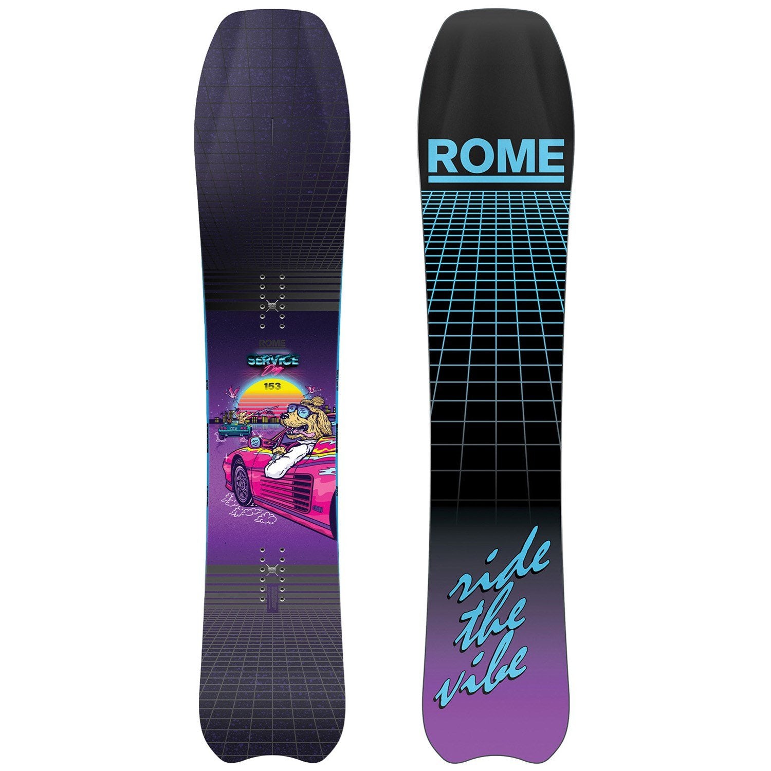 2025 Rome Service Dog Snowboard