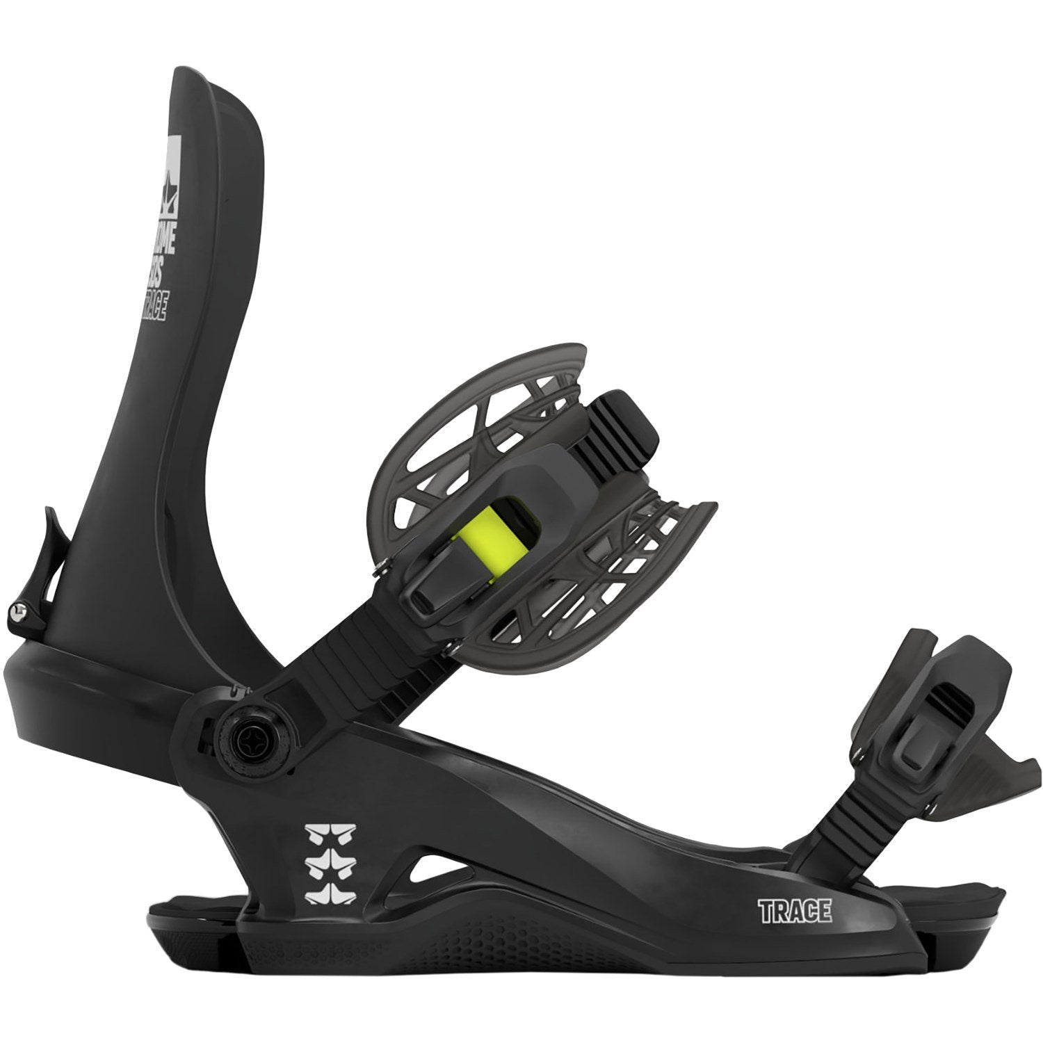 2024 Black Trace Rome Snowboard Bindings Side