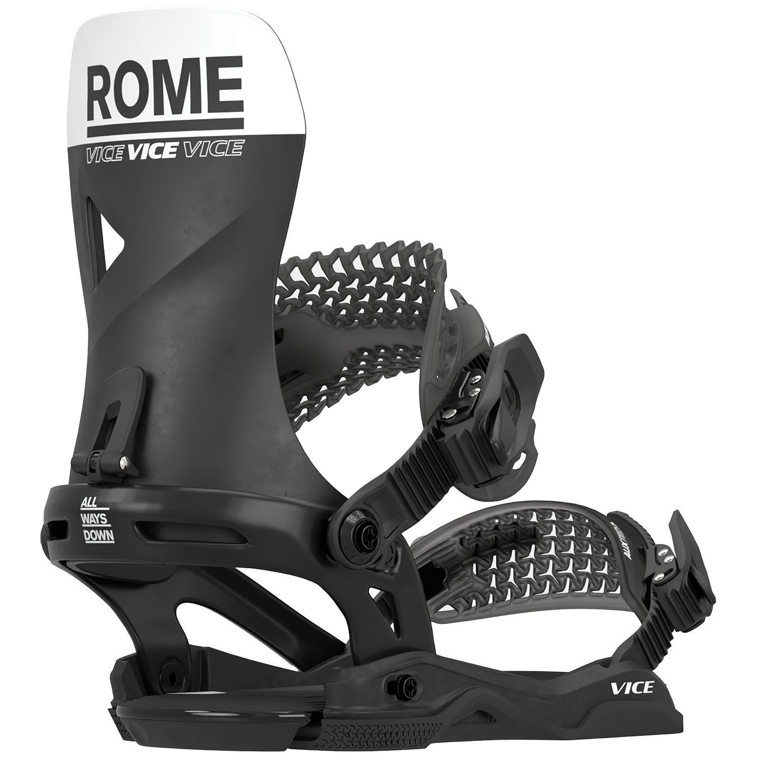 2025 Black Vice Rome Snowboard Bindings