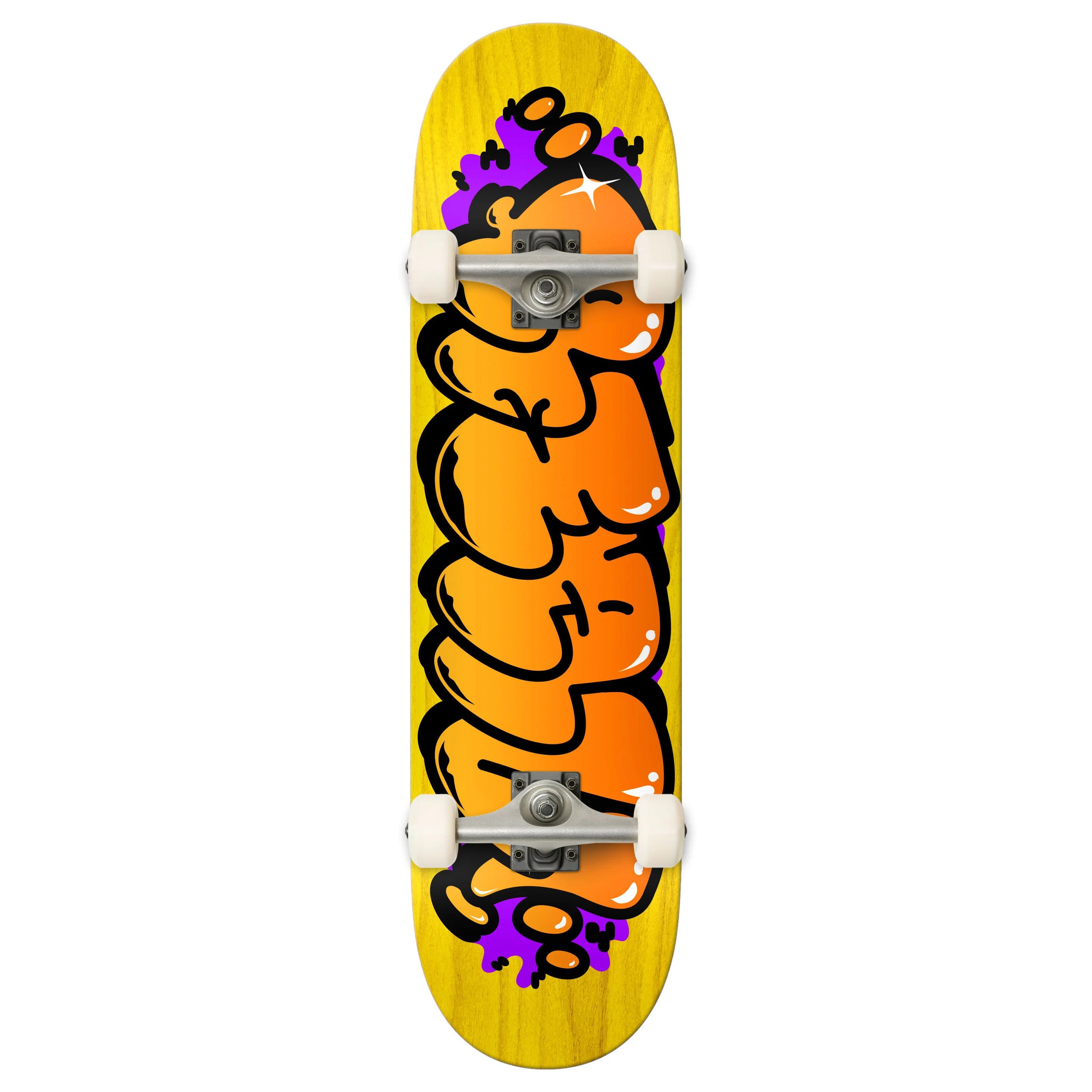 Bubble Letters Real Complete Skateboard