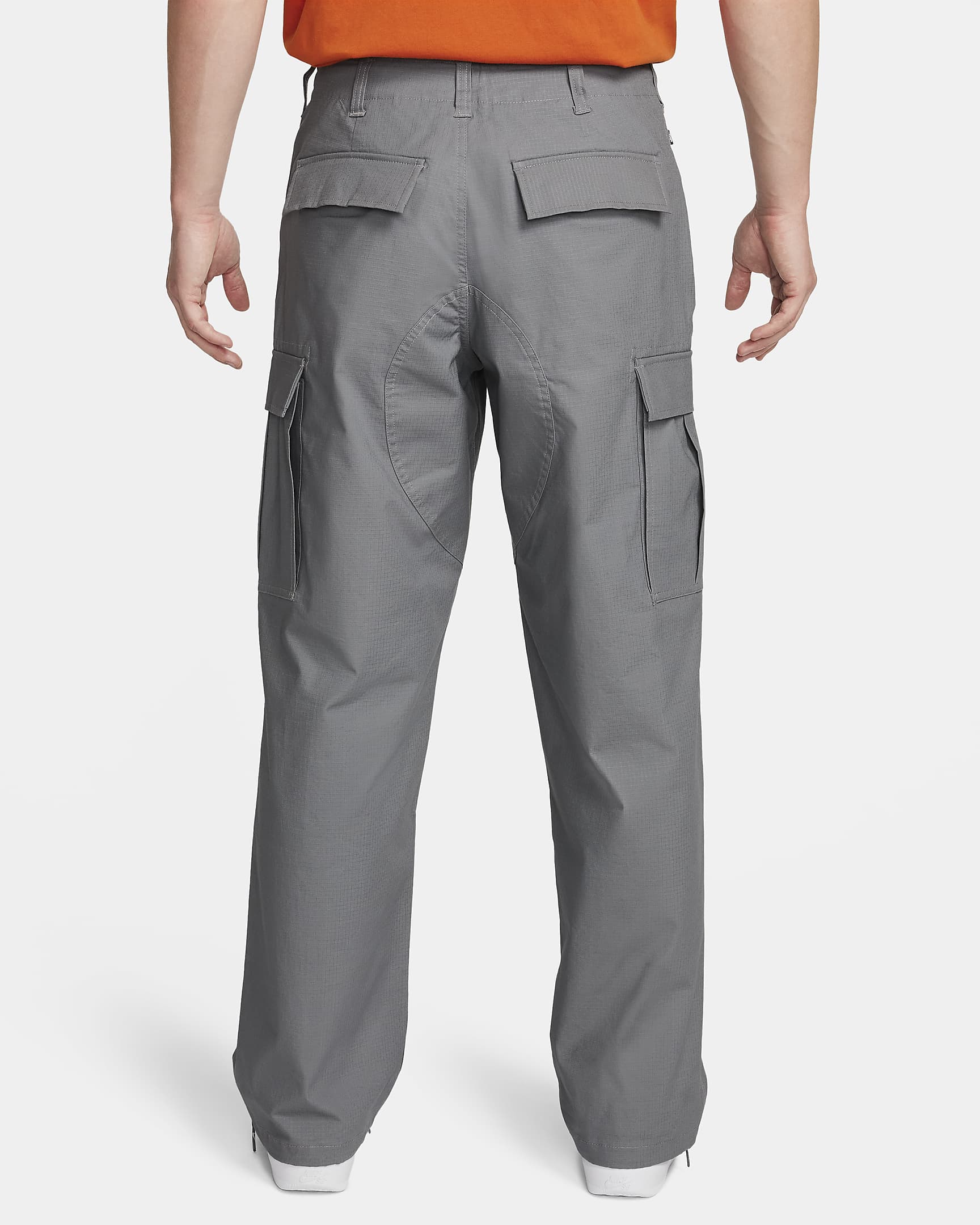 Smoke Grey Kearny Cargo Nike SB Pants Back